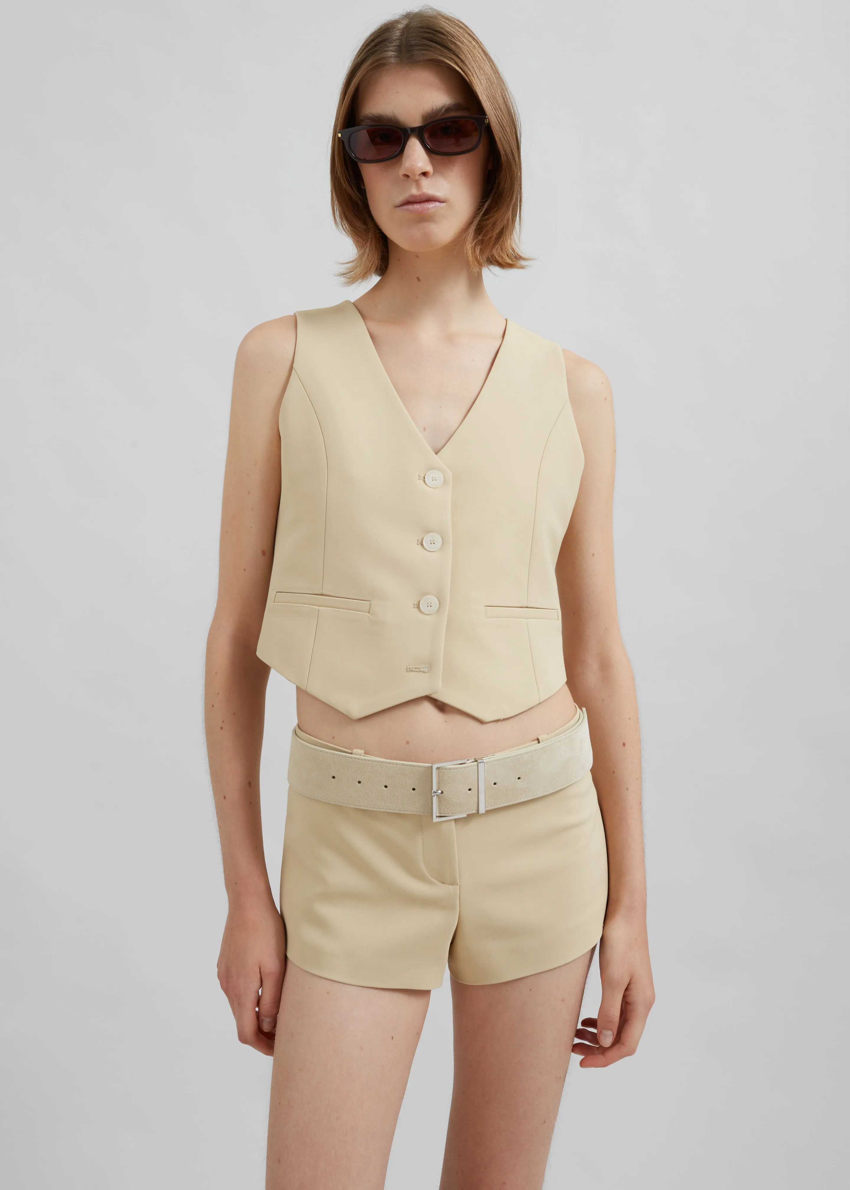 Roma Hot Pants - Beige sold by Frankie Shop product image thumbnail 5