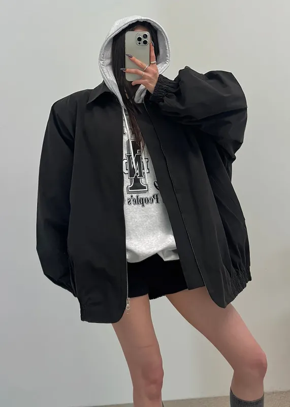 Keswick Bomber Jacket - Black sold by Frankie Shop