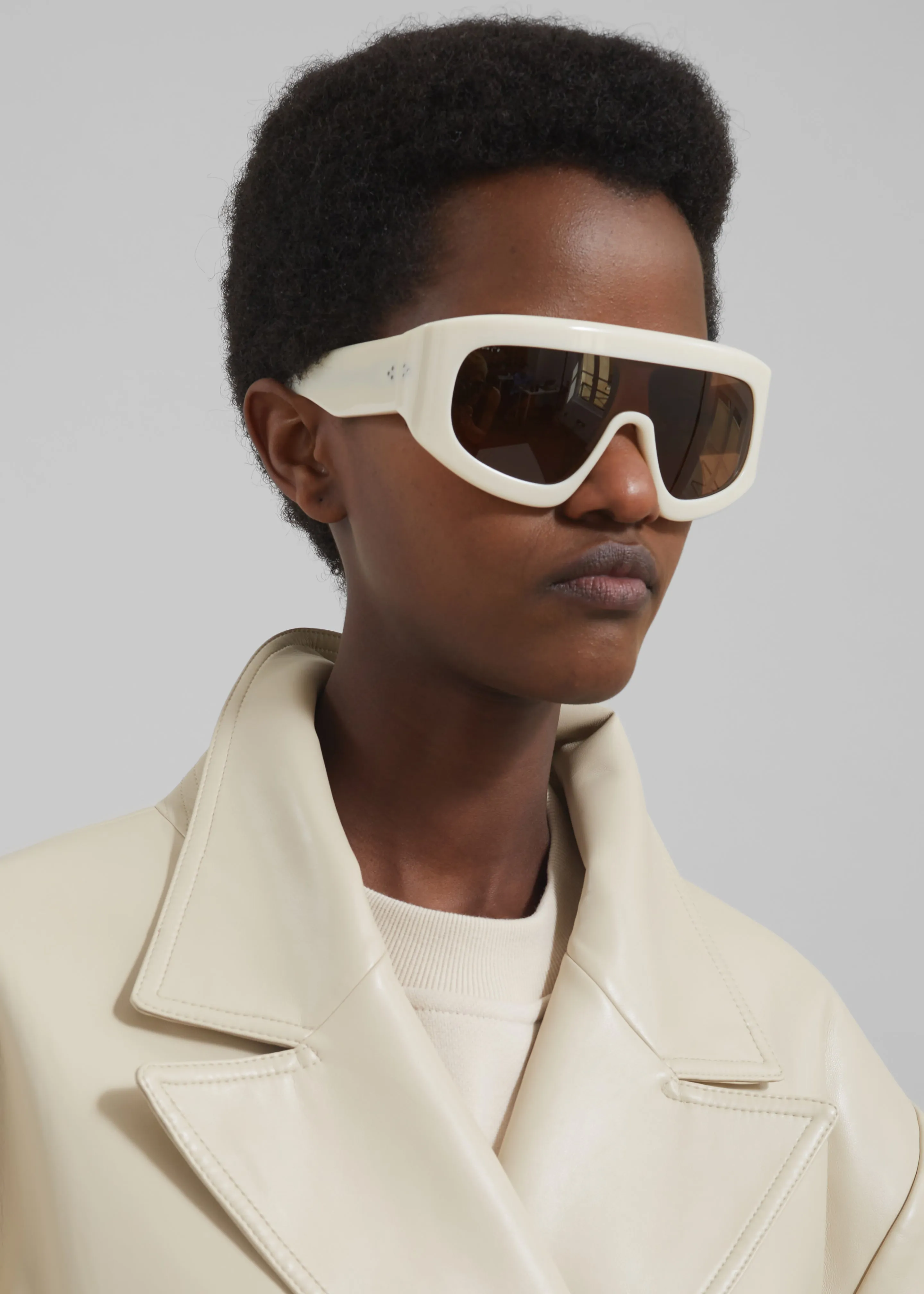 Port Tanger Saraa Sunglasses - Sandarac Acetate/Tobacco Lens sold by Frankie Shop product image thumbnail 2