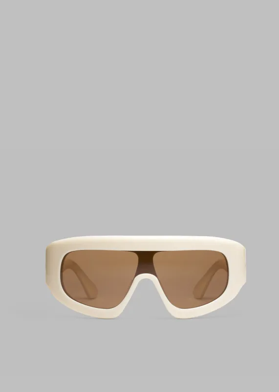 Port Tanger Saraa Sunglasses - Sandarac Acetate/Tobacco Lens made by Frankie Shop