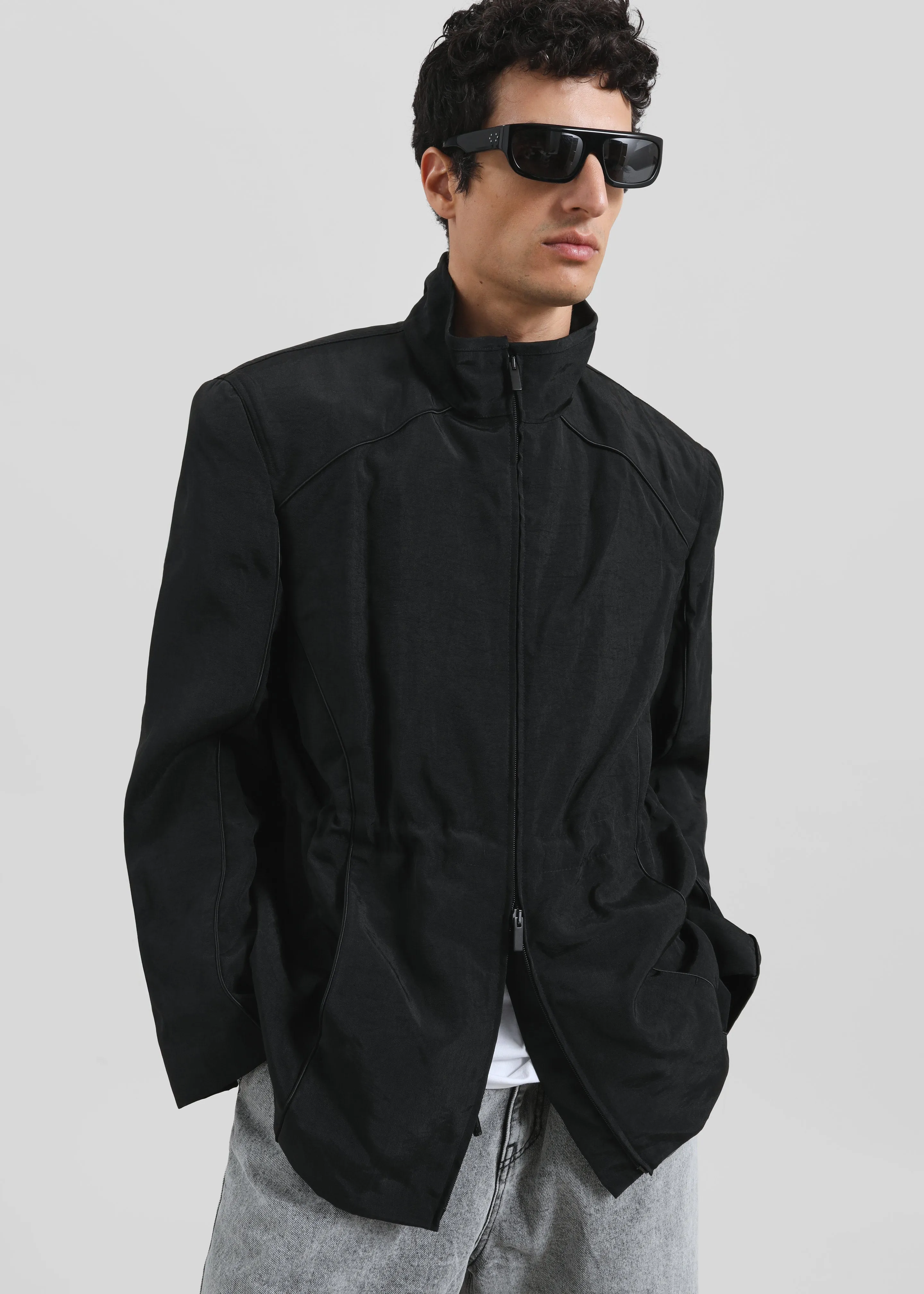 Louis Gabriel Nouchi Tailored Padded Jacket - Black sold by Frankie Shop