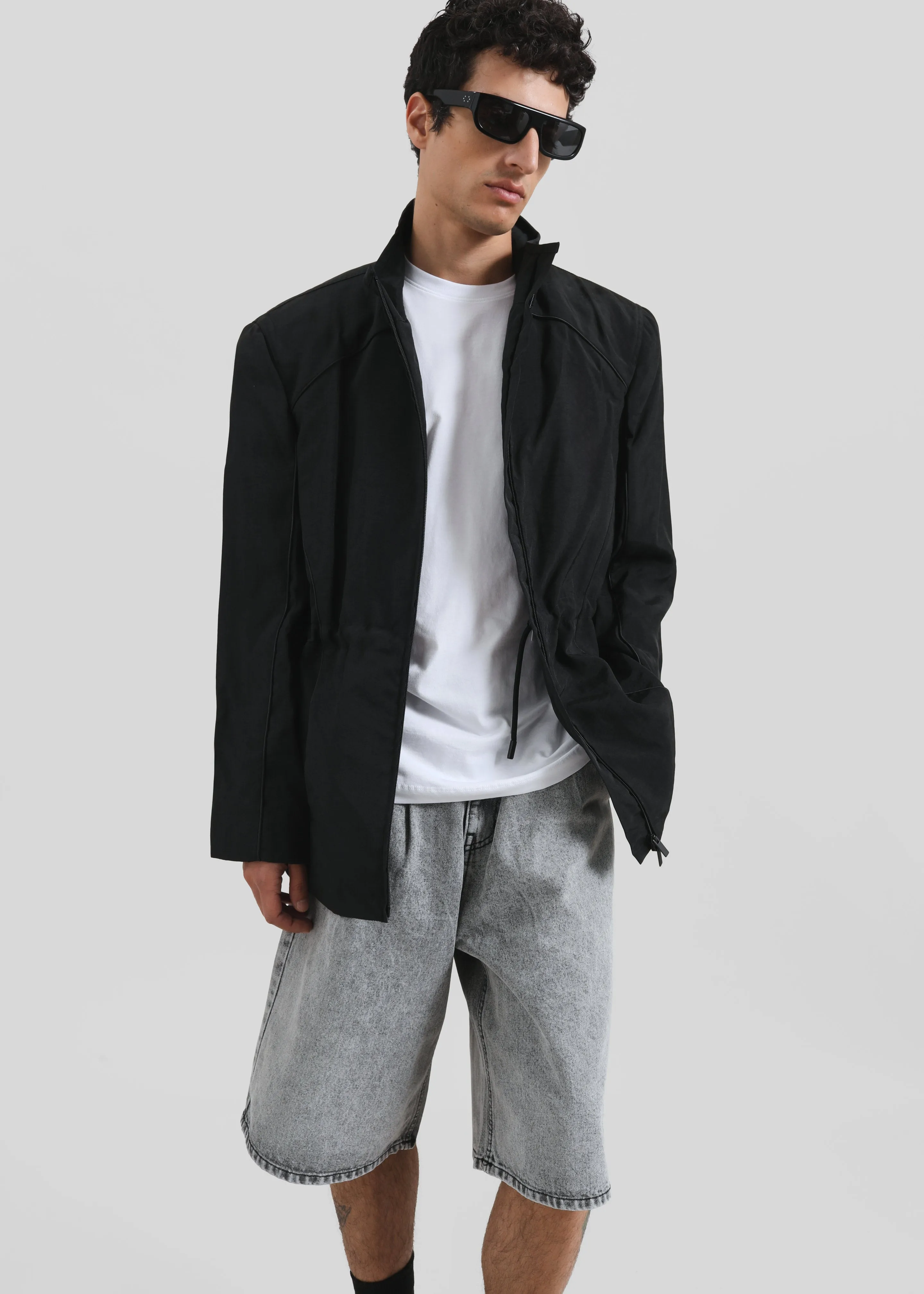 Louis Gabriel Nouchi Tailored Padded Jacket - Black sold by Frankie Shop product image thumbnail 2