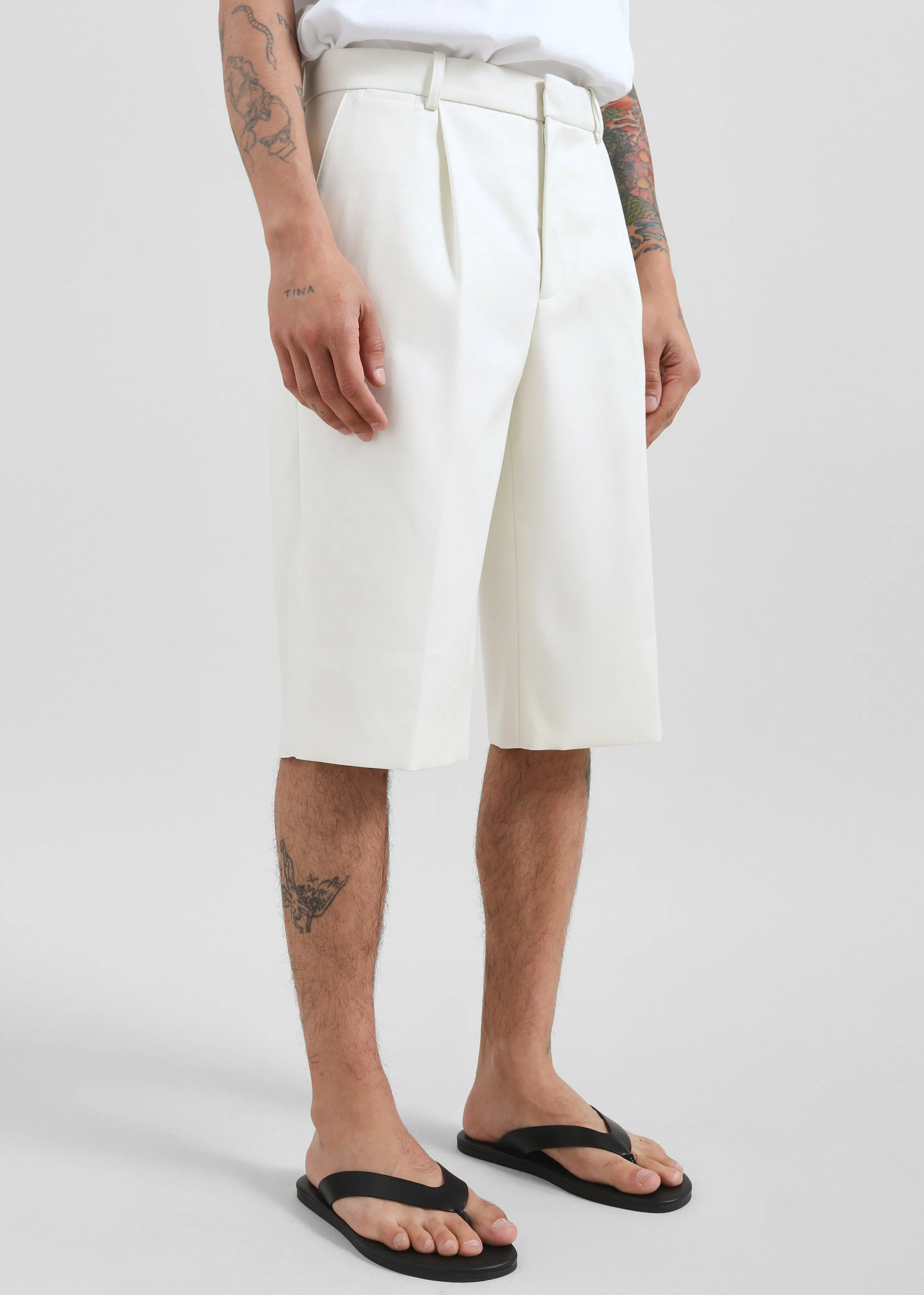 Louis Gabriel Nouchi Bermuda Shorts - Bone sold by Frankie Shop product image thumbnail 5