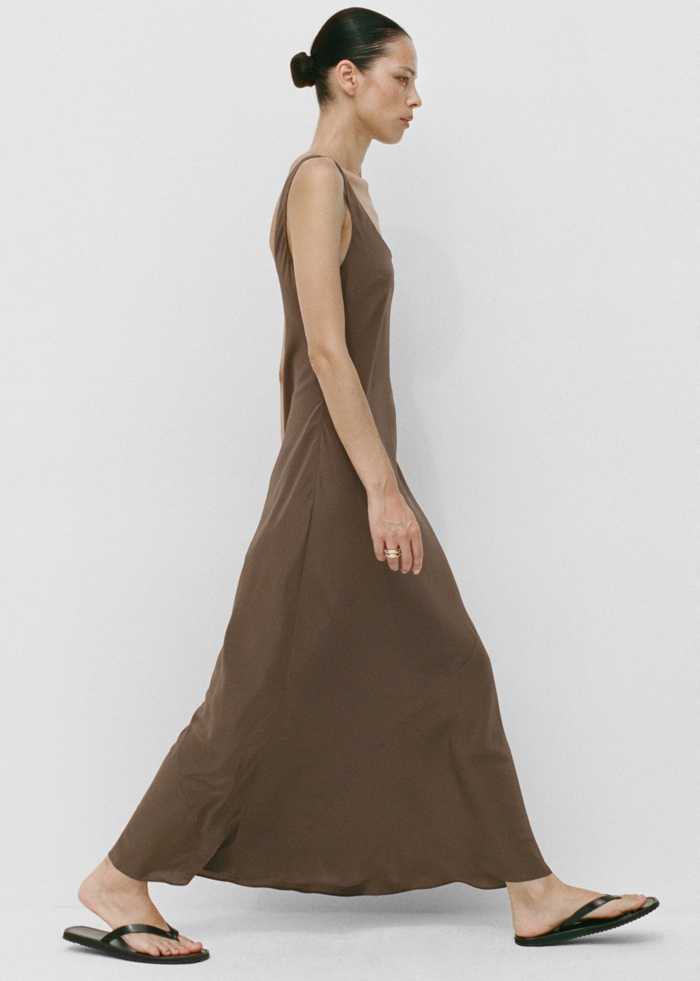 Matteau Bias Tank Dress - Truffle sold by Frankie Shop product image thumbnail 3