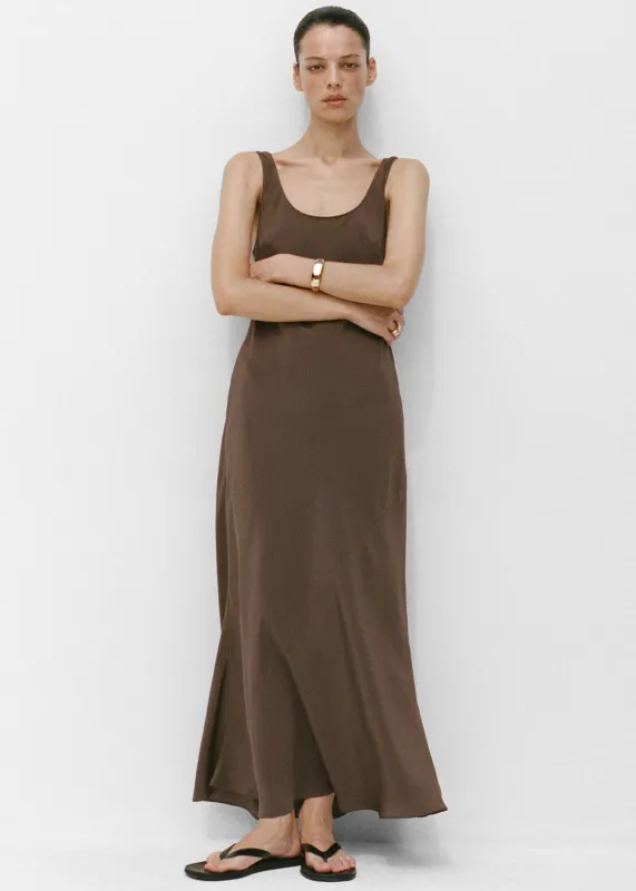 Matteau Bias Tank Dress - Truffle sold by Frankie Shop