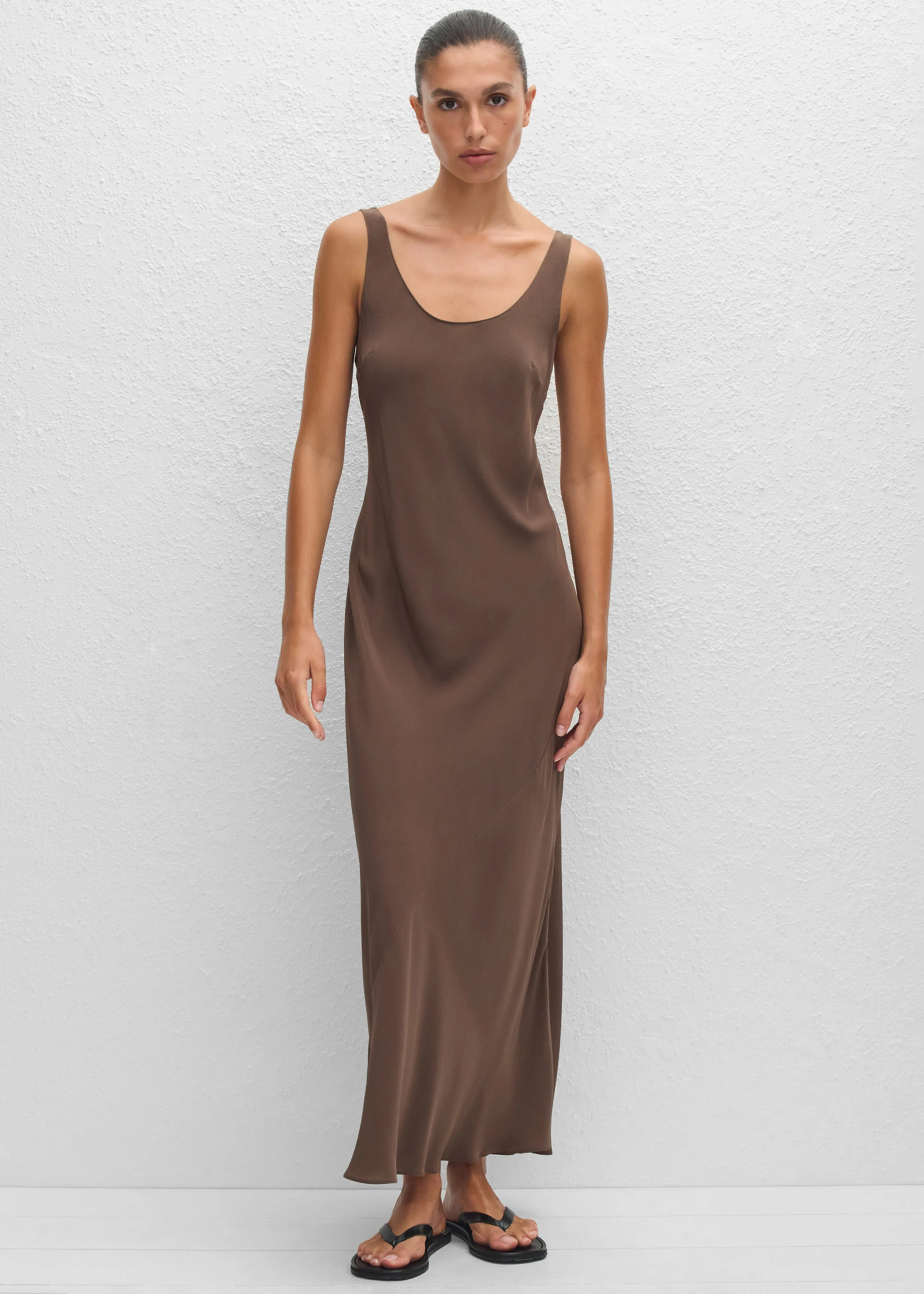 Matteau Bias Tank Dress - Truffle sold by Frankie Shop product image thumbnail 4