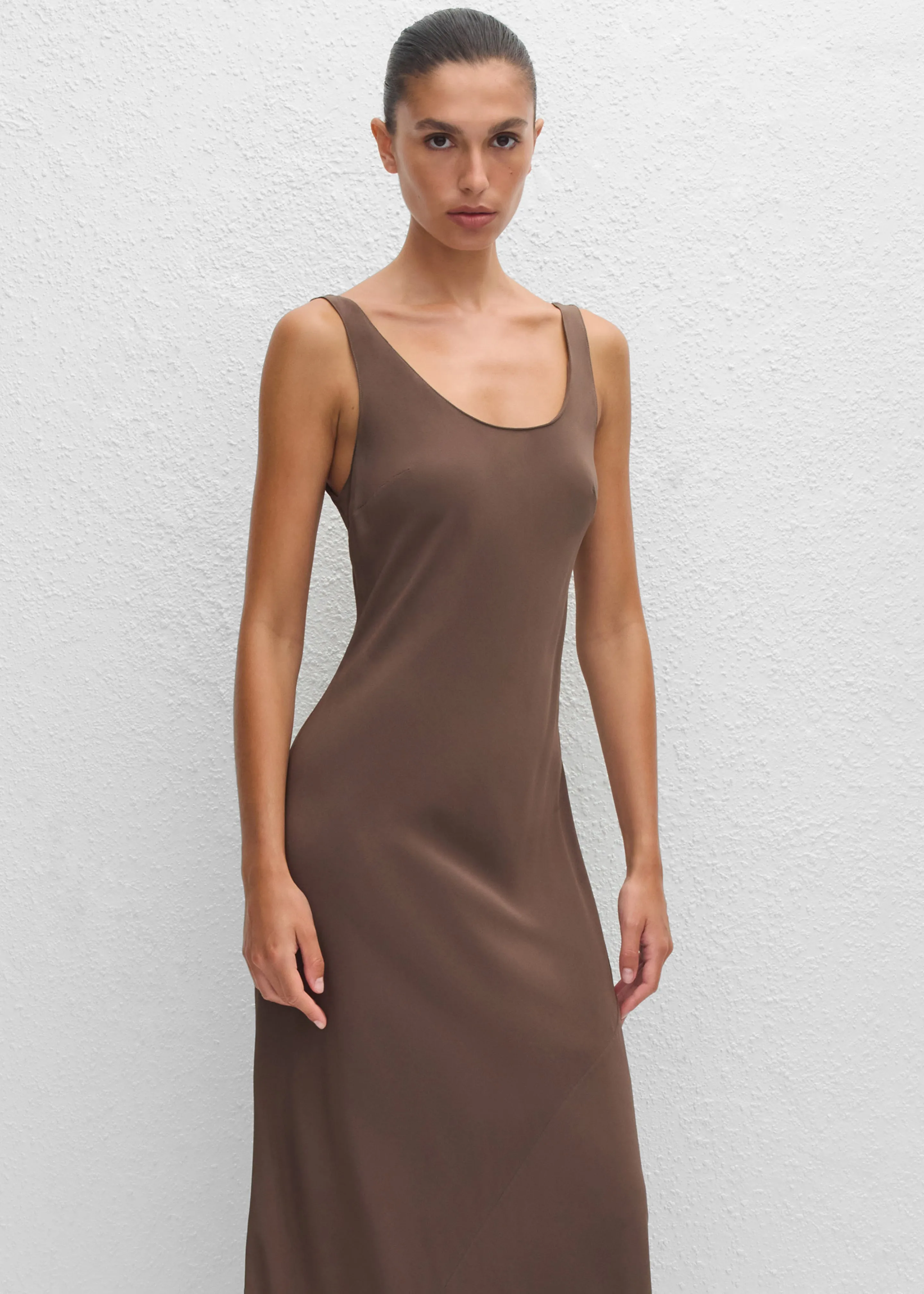 Matteau Bias Tank Dress - Truffle sold by Frankie Shop product image thumbnail 2