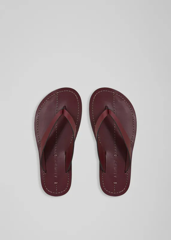 A.Emery The Flora Sandals - Merlot sold by Frankie Shop