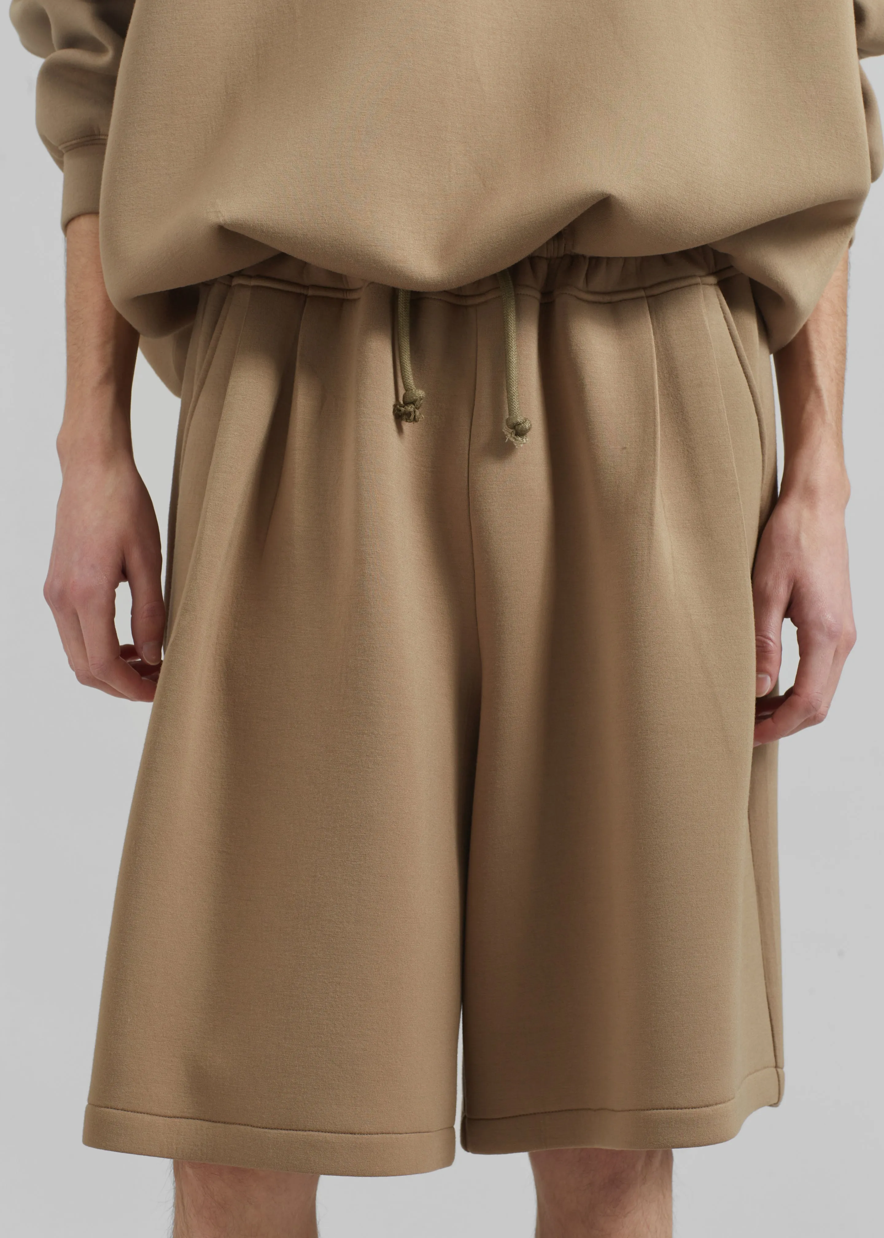Tate Sweat Shorts - Camel sold by Frankie Shop product image thumbnail 2