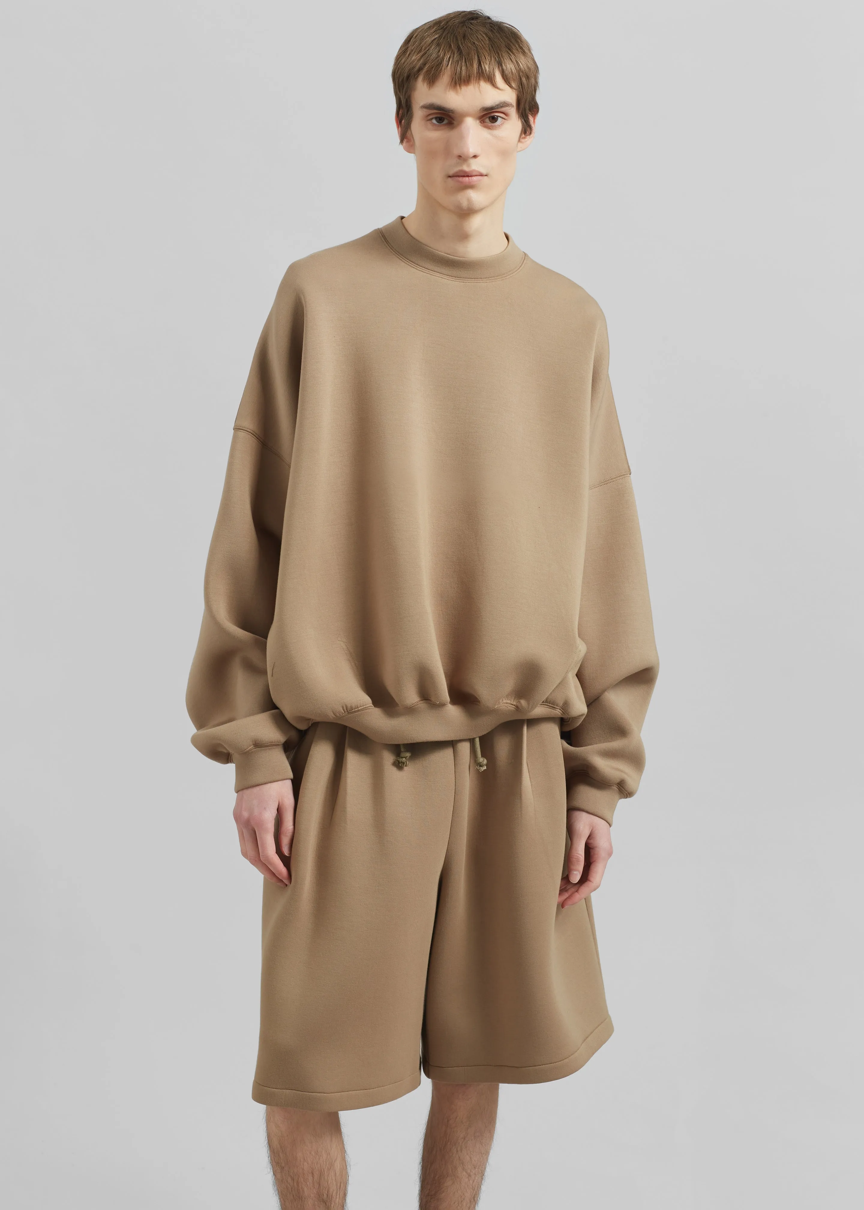 Tate Sweat Shorts - Camel sold by Frankie Shop product image thumbnail 3