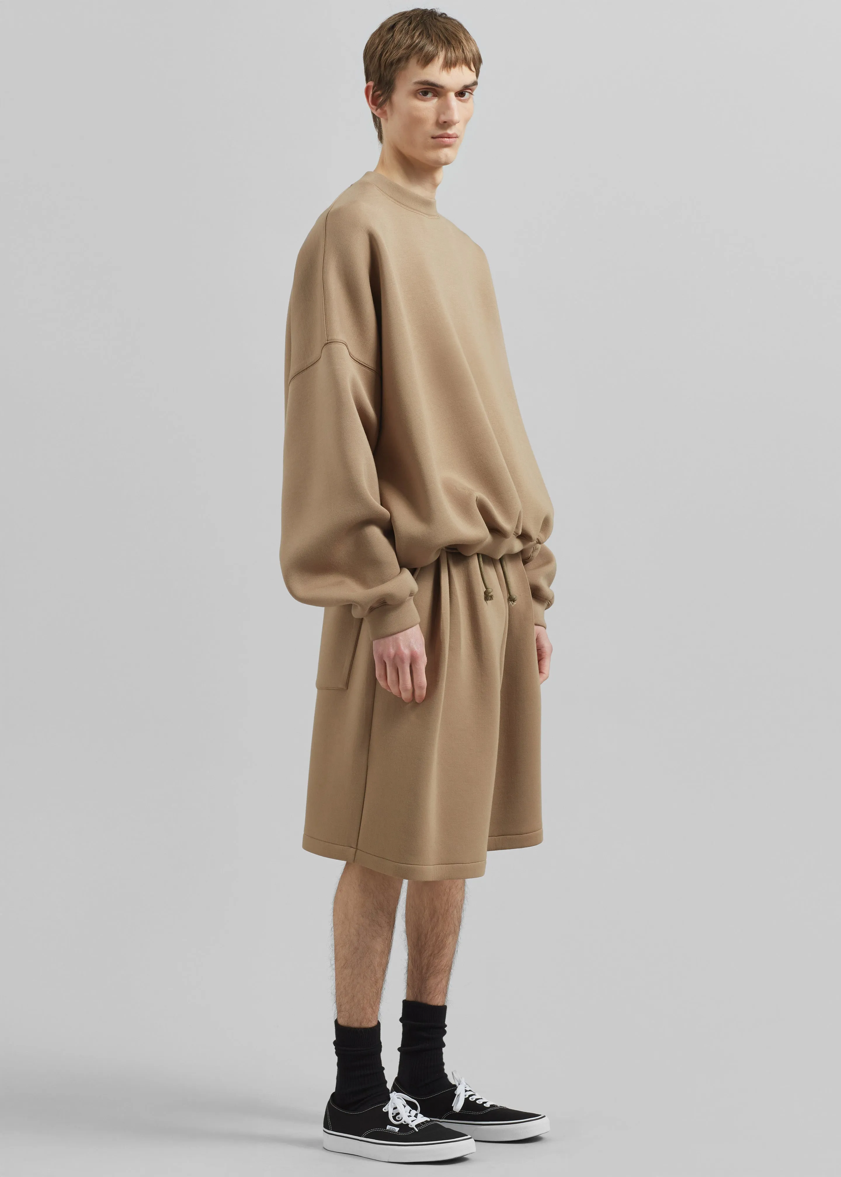 Tate Sweat Shorts - Camel sold by Frankie Shop product image thumbnail 4