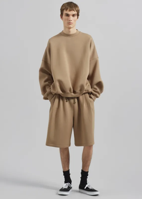 Tate Sweat Shorts - Camel sold by Frankie Shop