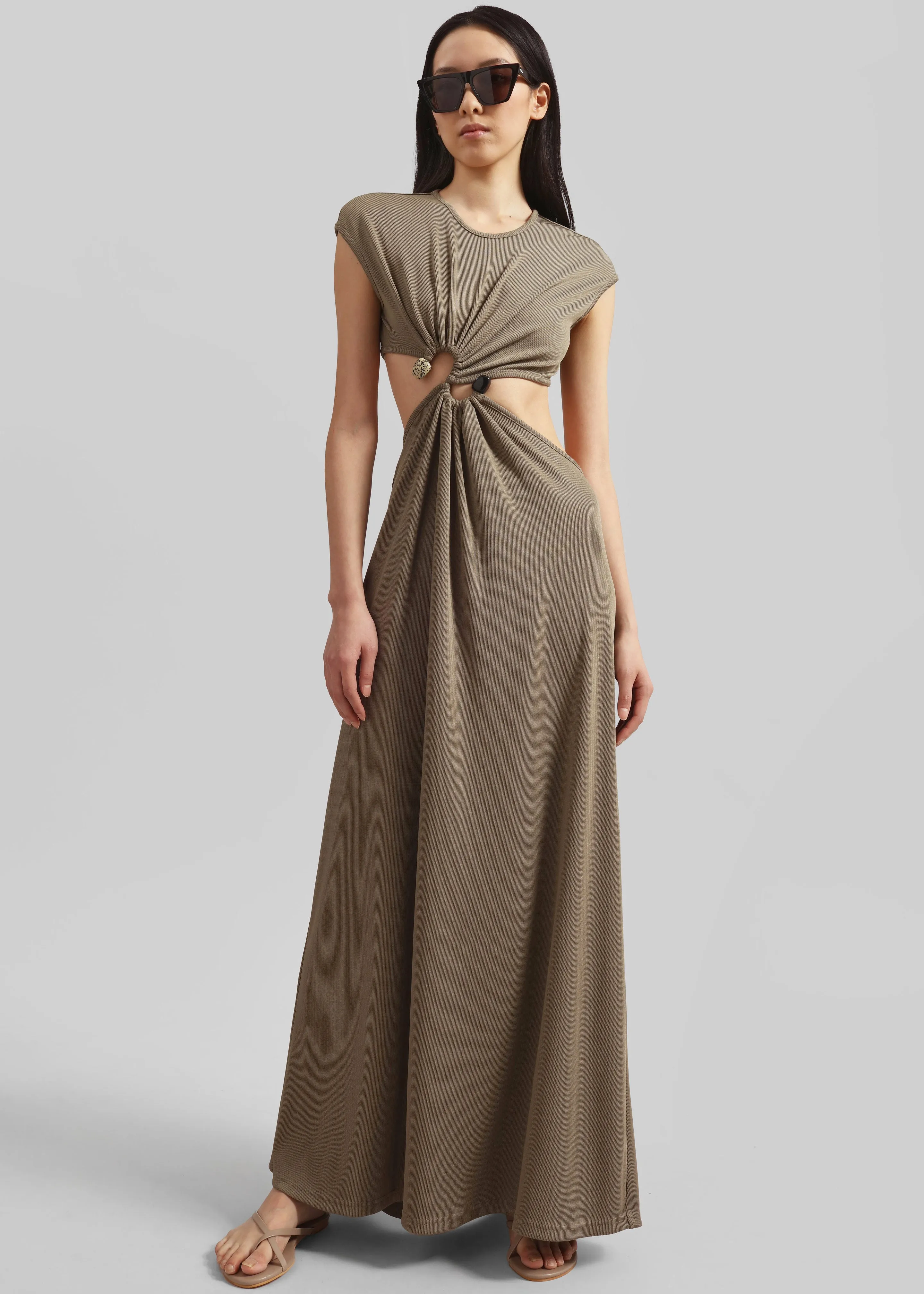 Christopher Esber S-Buckle Tank Dress - Eucalypt sold by Frankie Shop product image thumbnail 3