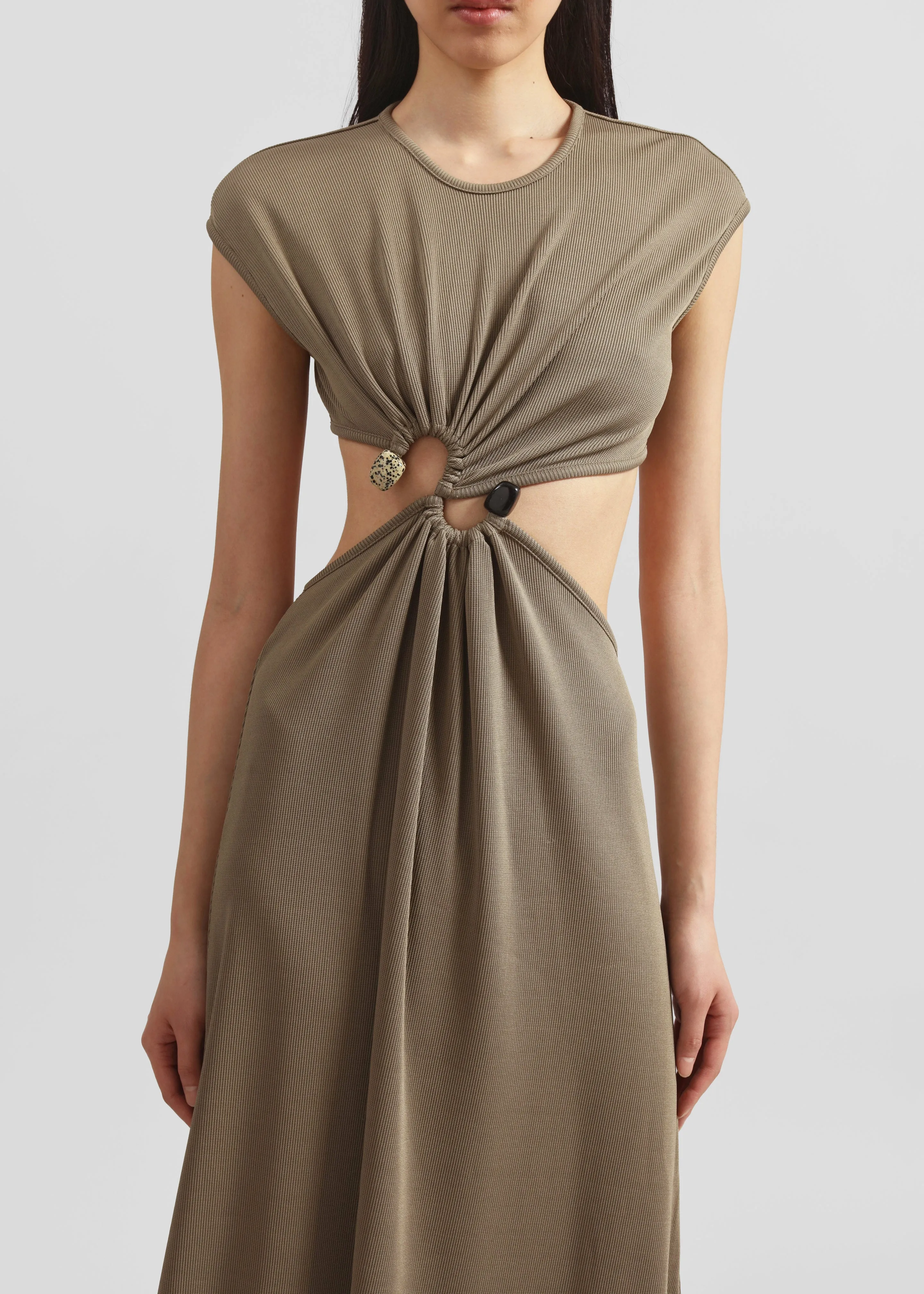 Christopher Esber S-Buckle Tank Dress - Eucalypt sold by Frankie Shop product image thumbnail 2