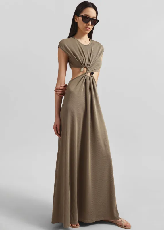 Christopher Esber S-Buckle Tank Dress - Eucalypt sold by Frankie Shop