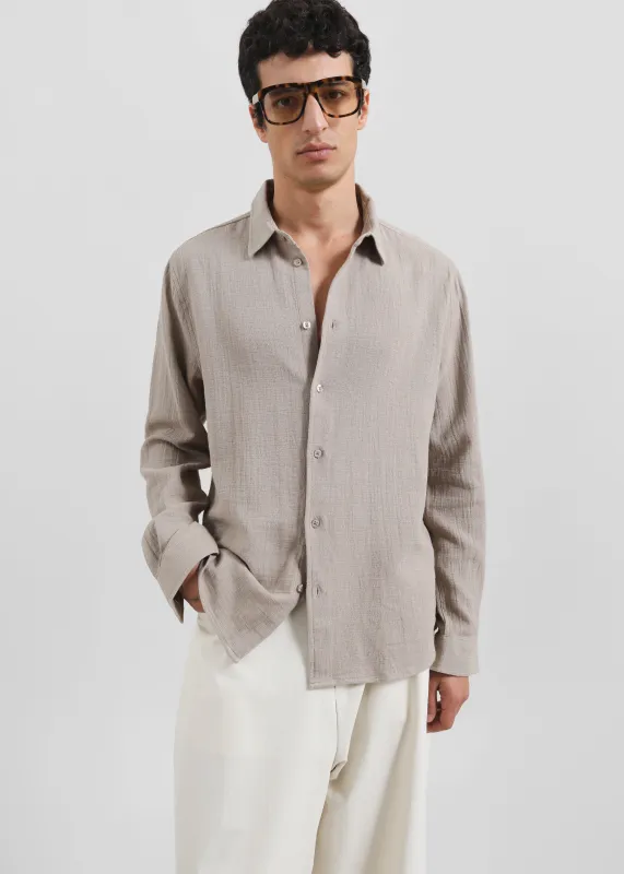 Samsøe Samsøe Saryan X Shirt - Greige sold by Frankie Shop