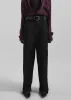 Gelso Pleated Twill Trousers - Black sold by Frankie Shop