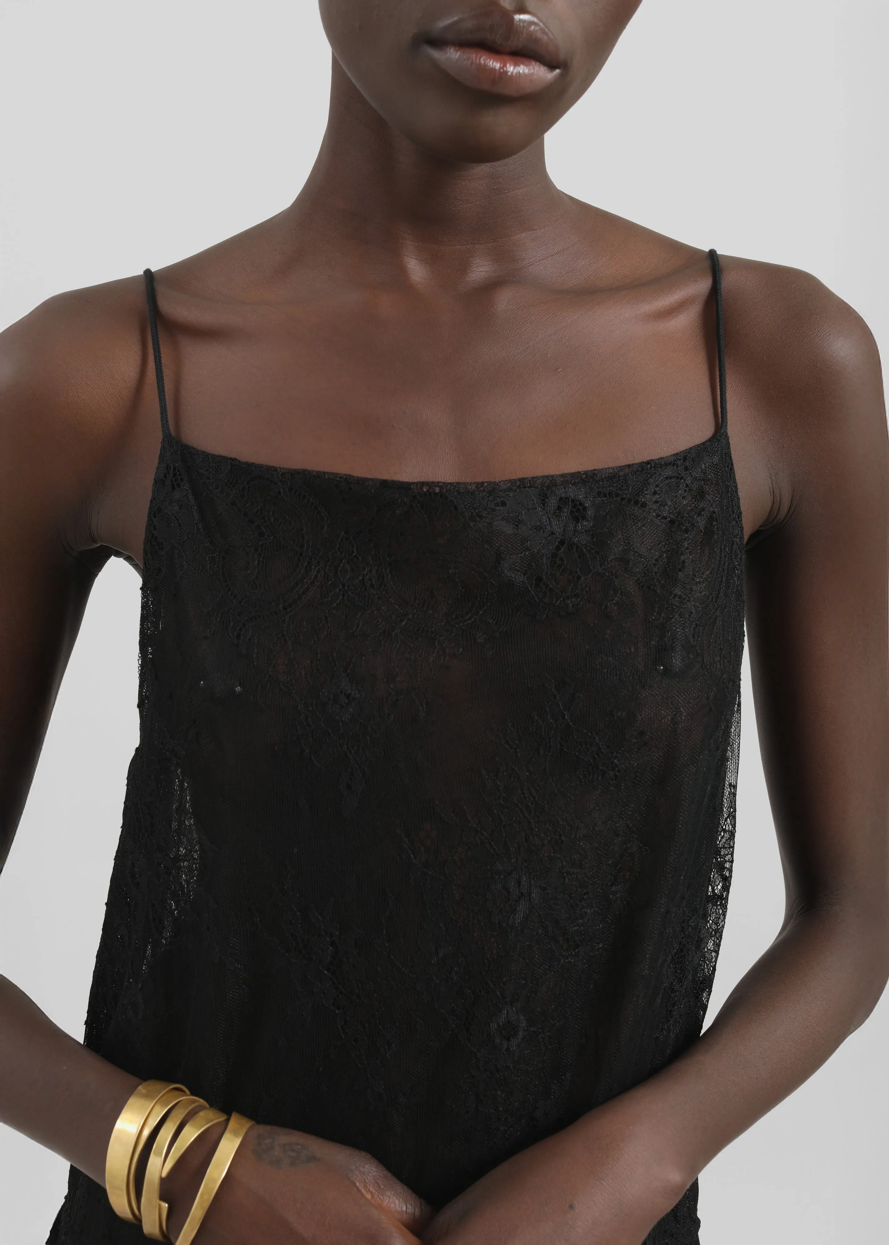 Calvi Maxi Lace Dress - Black sold by Frankie Shop product image thumbnail 5