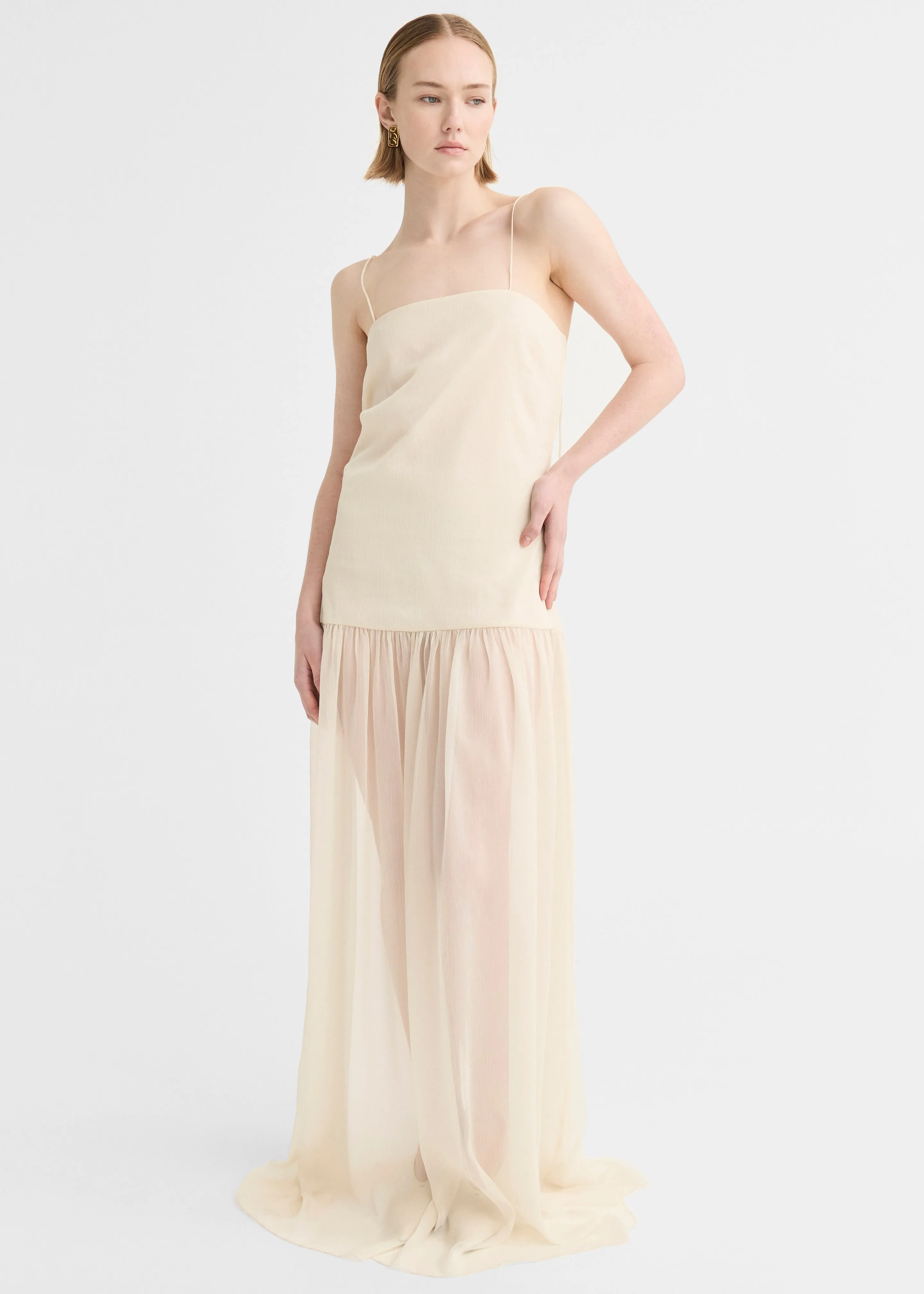 Solaqua Paloma Dress - Ivory sold by Frankie Shop