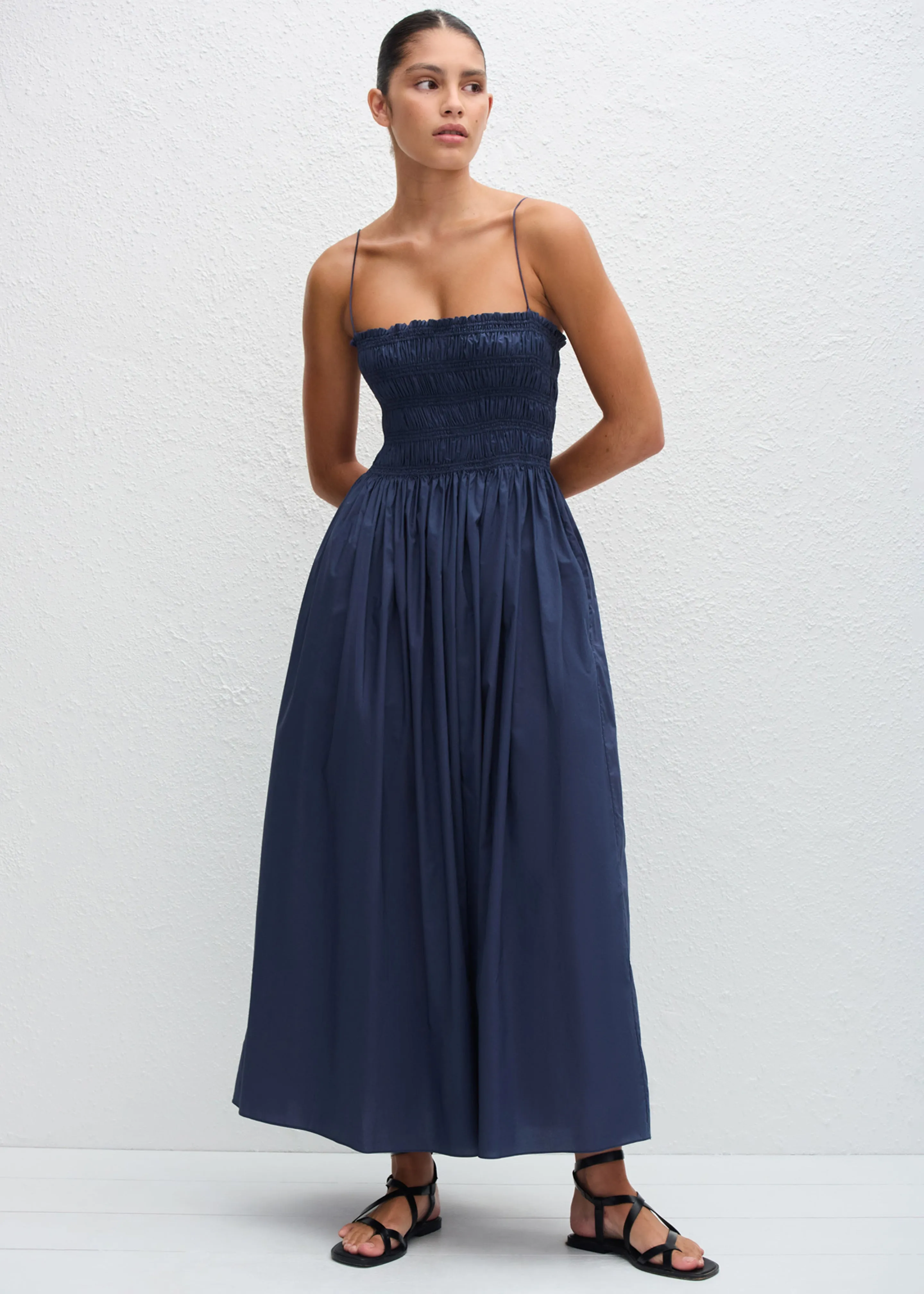 Matteau Shirred Bodice Dress - Dusk sold by Frankie Shop product image thumbnail 3