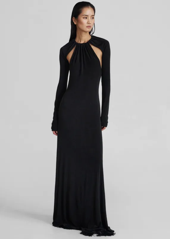 Seskin Evening Maxi Dress - Black sold by Frankie Shop