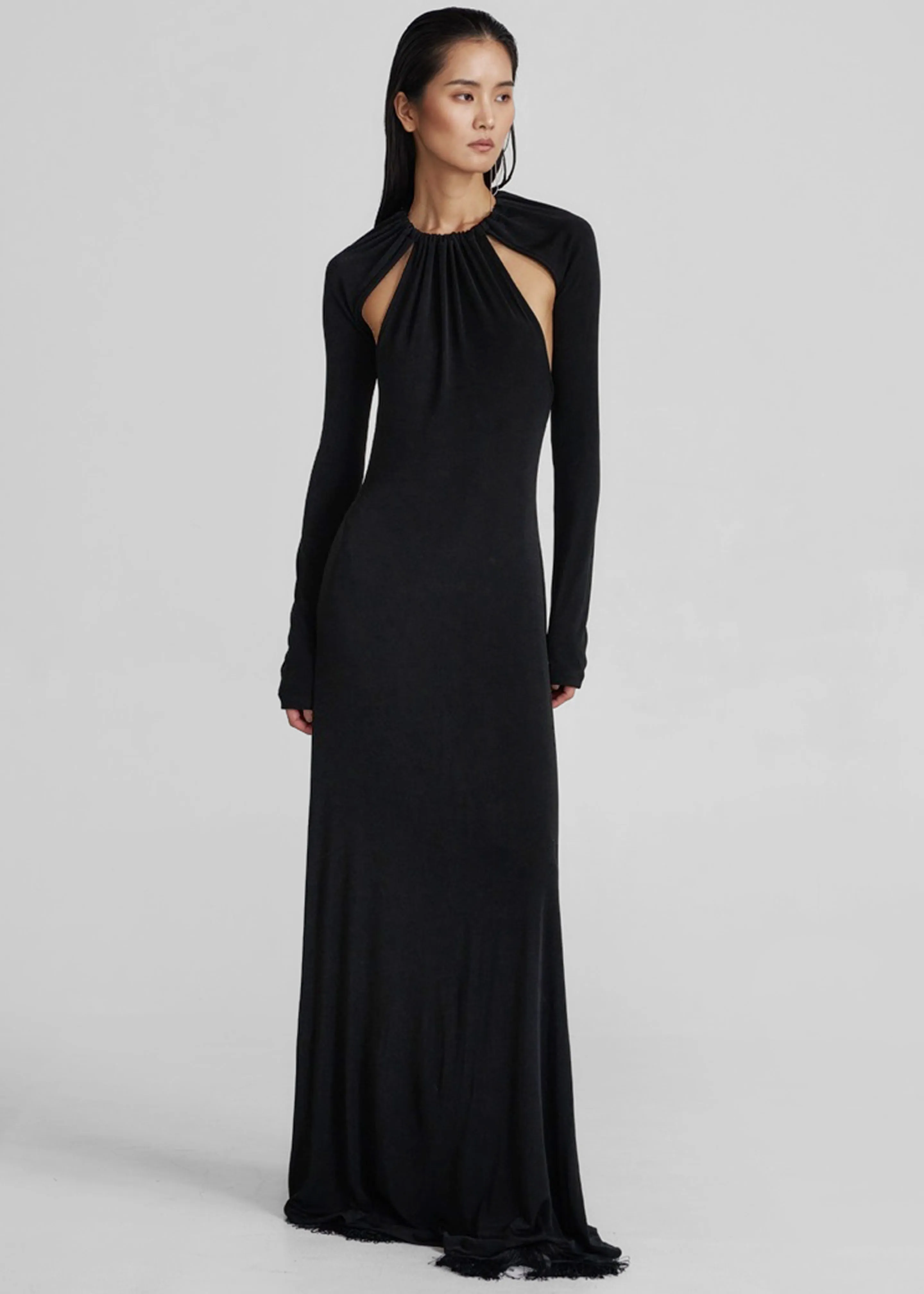 Seskin Evening Maxi Dress - Black sold by Frankie Shop