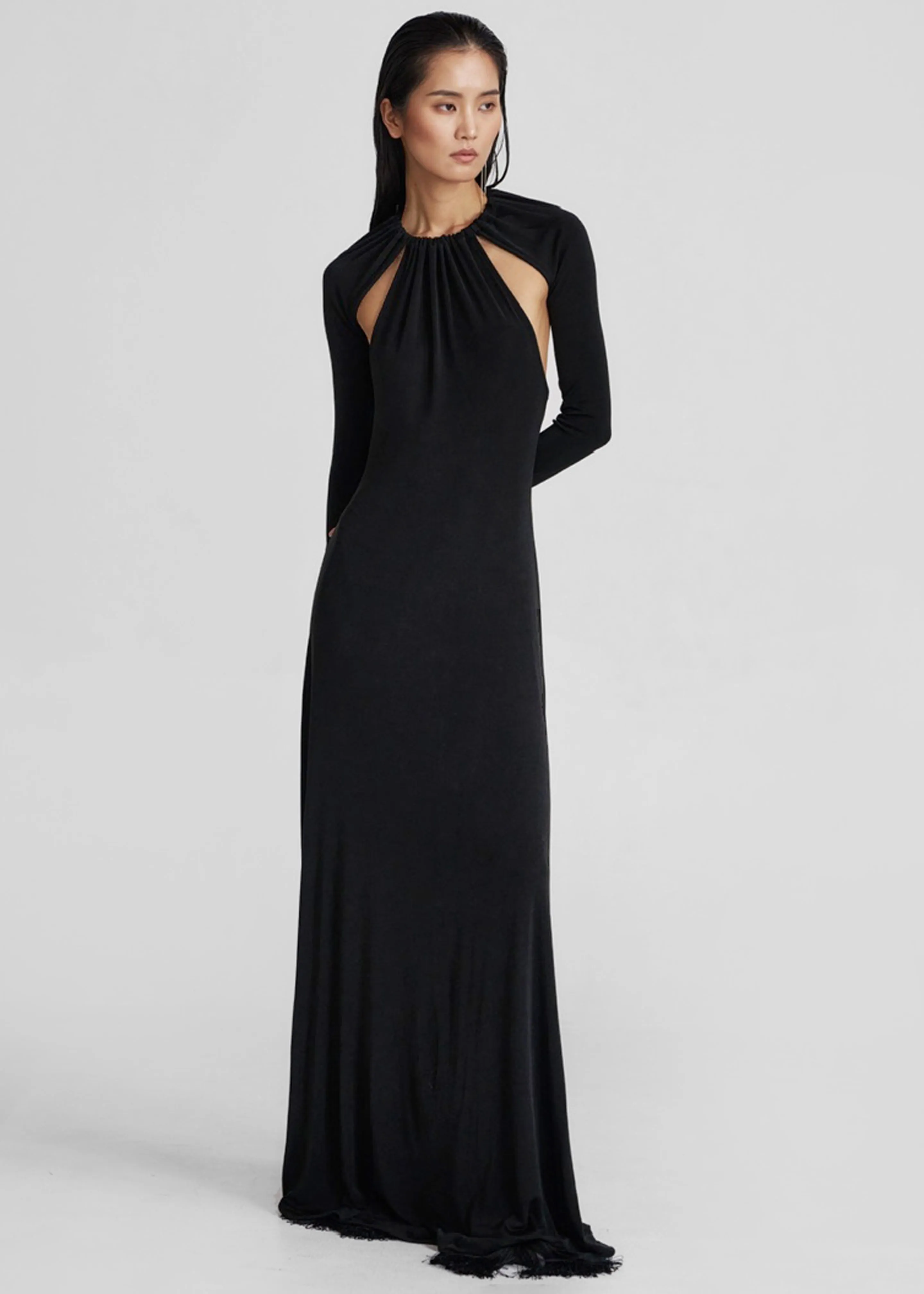 Seskin Evening Maxi Dress - Black sold by Frankie Shop product image thumbnail 5