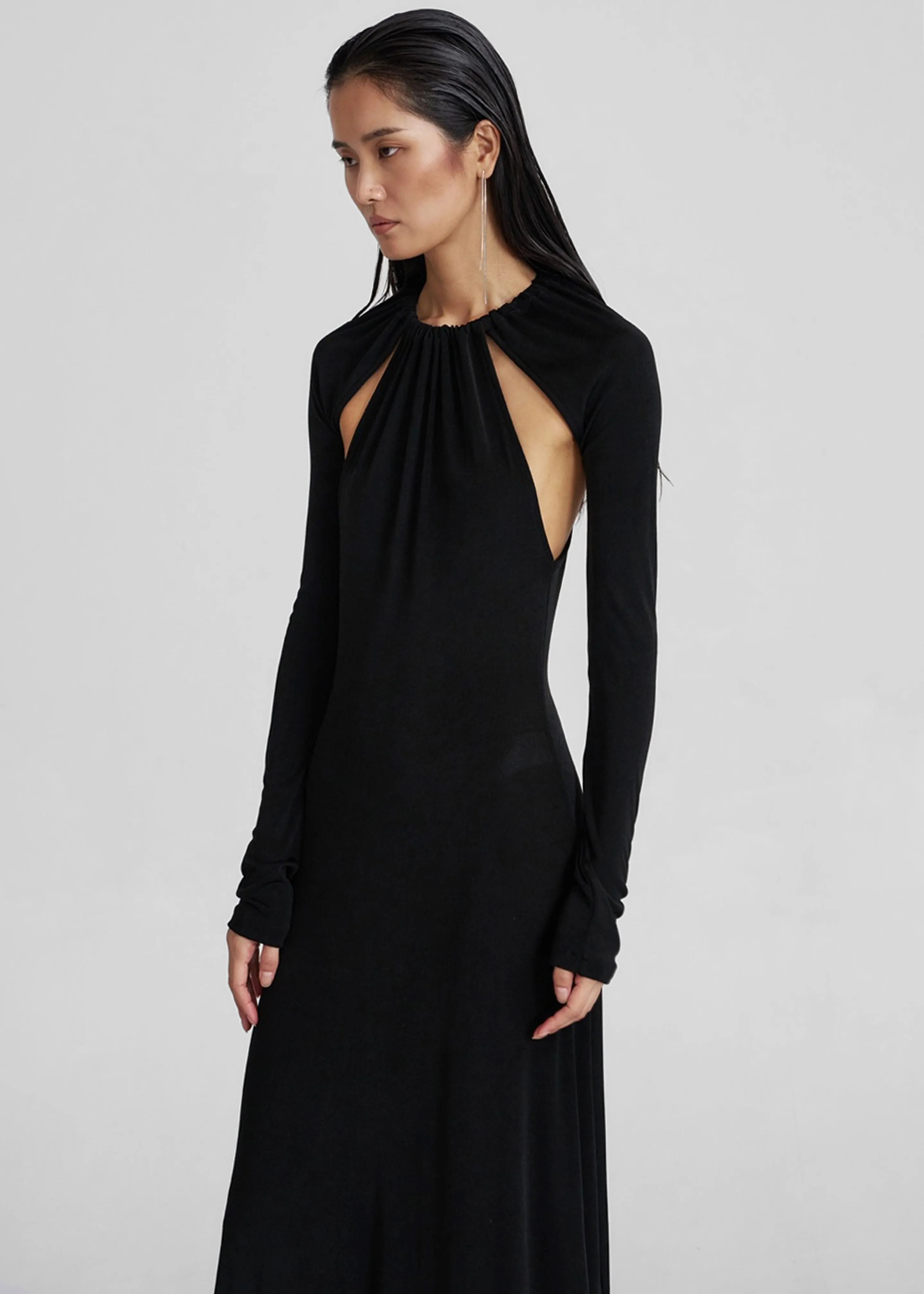 Seskin Evening Maxi Dress - Black sold by Frankie Shop product image thumbnail 2