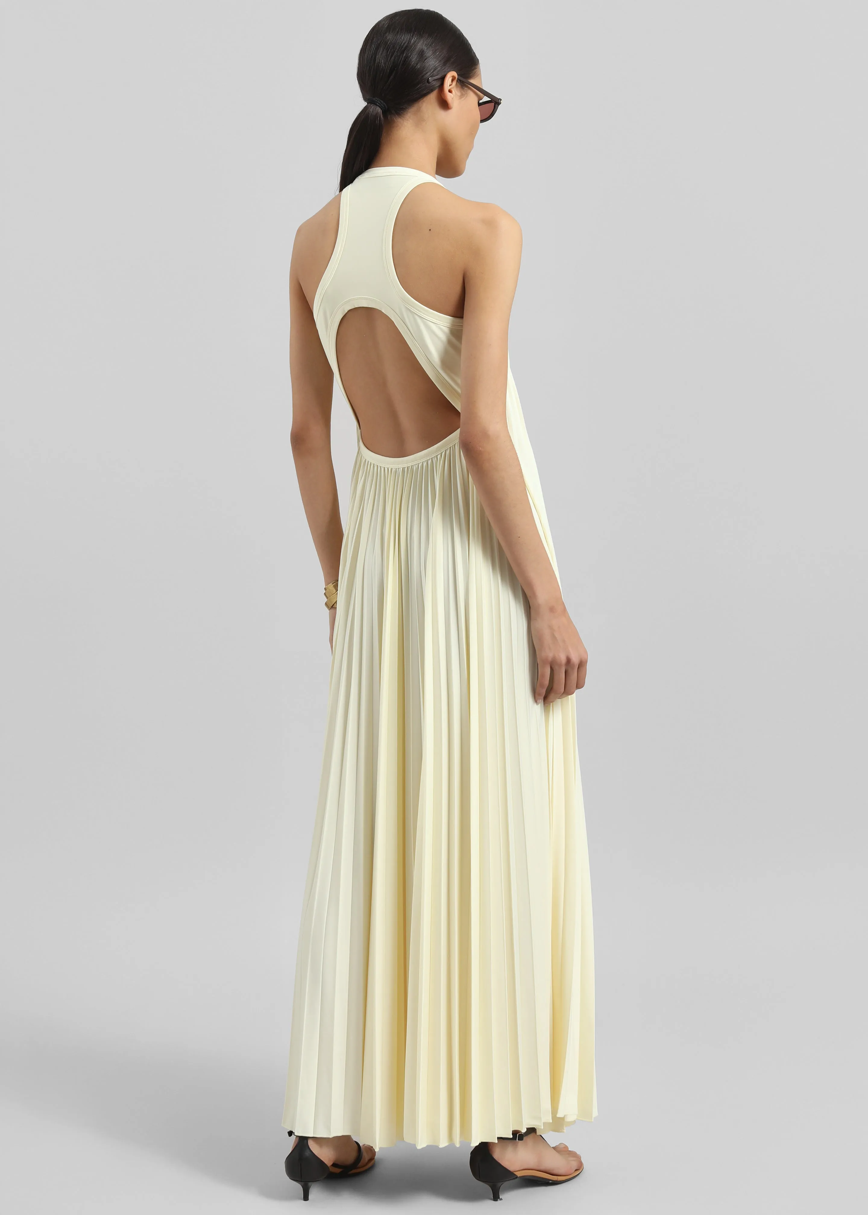 Sportmax Verdier Dress - Light Yellow sold by Frankie Shop product image thumbnail 5