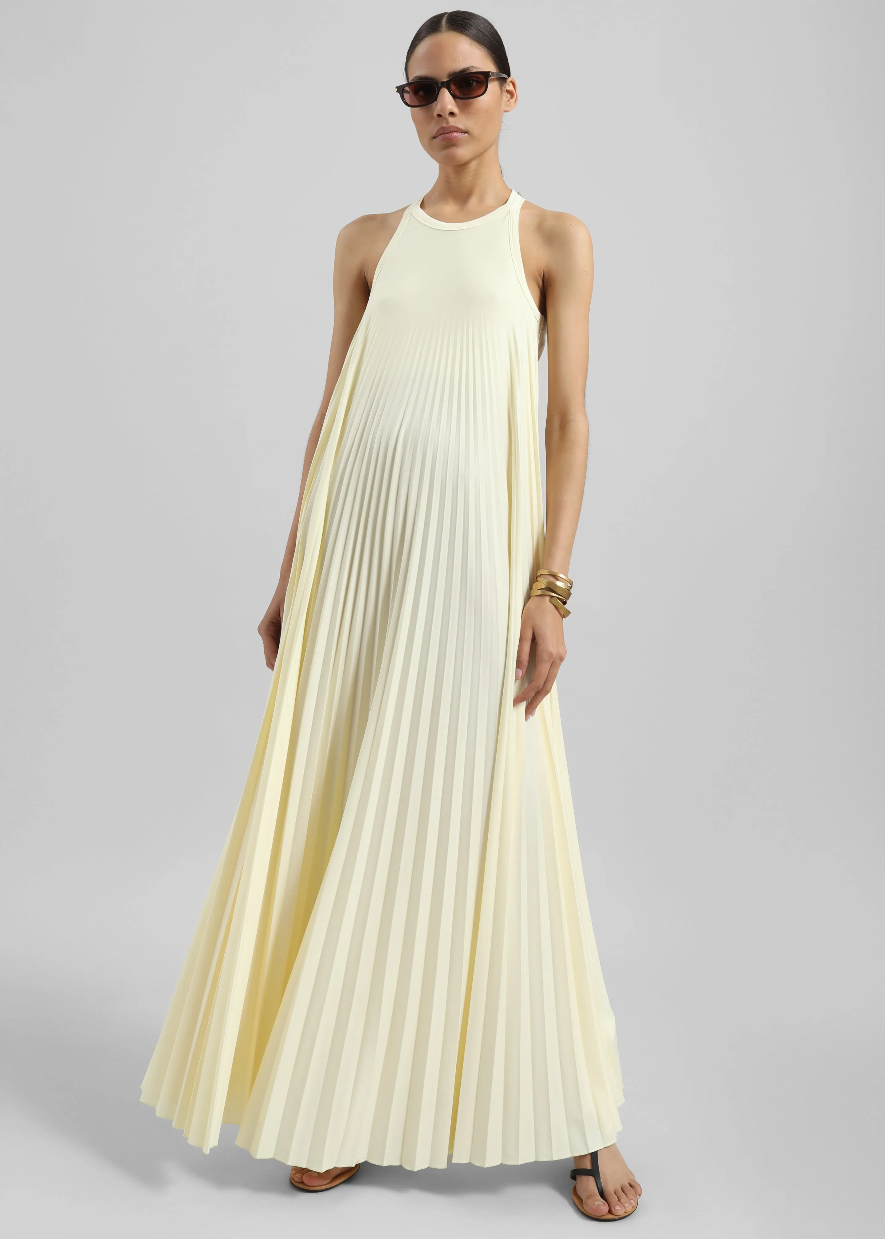 Sportmax Verdier Dress - Light Yellow sold by Frankie Shop product image thumbnail 3