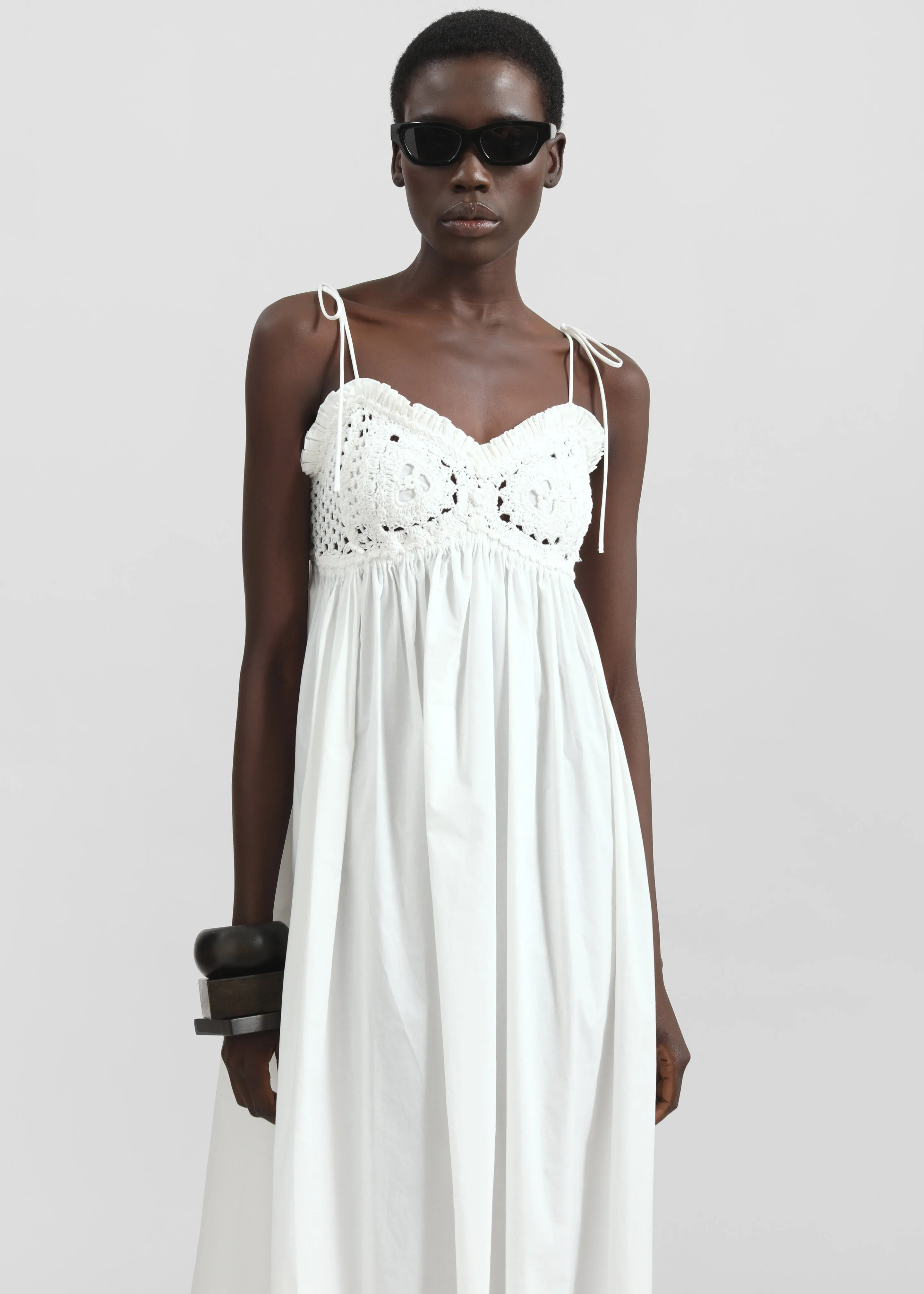 The Garment Kirsten Crochet Dress - White sold by Frankie Shop product image thumbnail 2