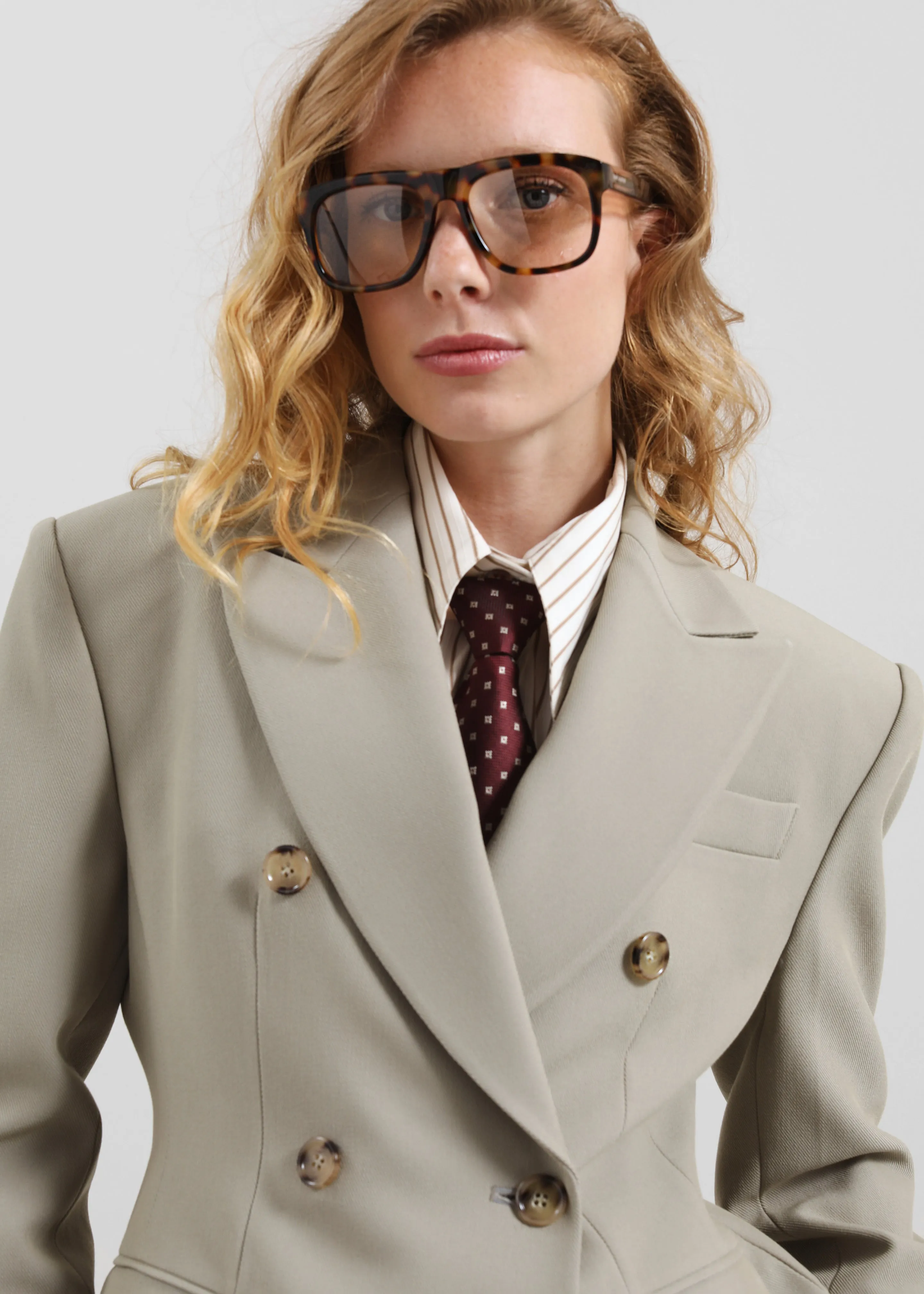 Dina Double Breasted Blazer - Light Taupe sold by Frankie Shop product image thumbnail 5