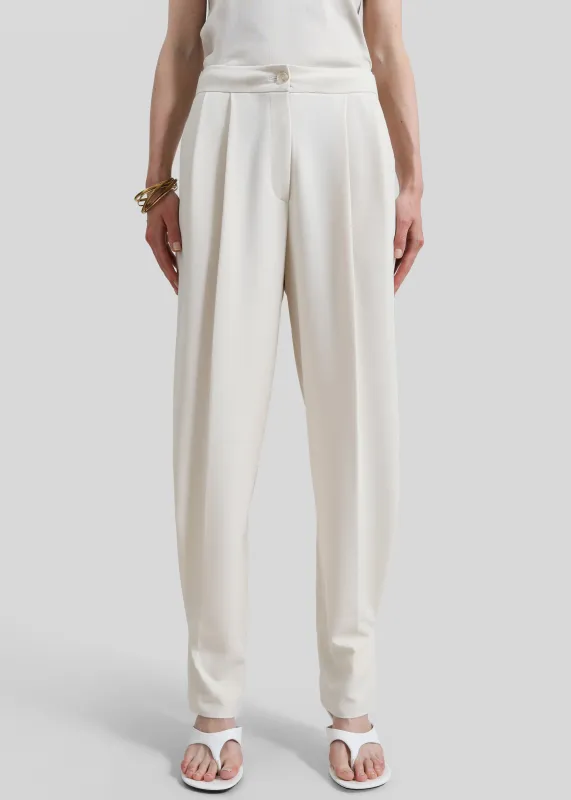 Cream Rhiannon trousers with fantasy print | Parallel