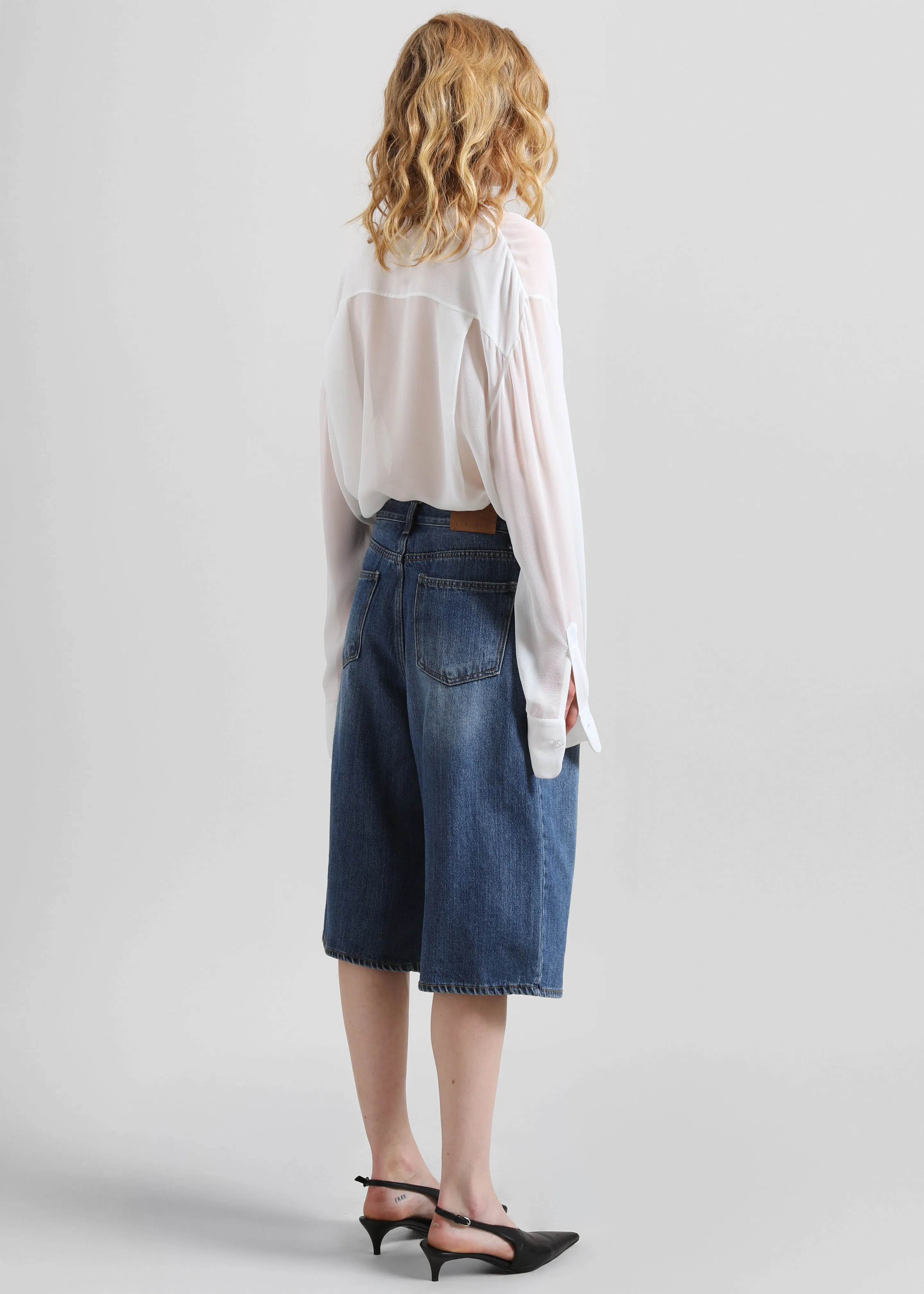 Kendon Denim Bermuda Shorts - Medium Wash sold by Frankie Shop product image thumbnail 5