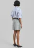 Soria Cotton Shorts - Grey sold by Frankie Shop