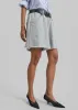 Soria Cotton Shorts - Grey sold by Frankie Shop