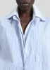 Lienz Double Shirt - Blue/White Stripe sold by Frankie Shop