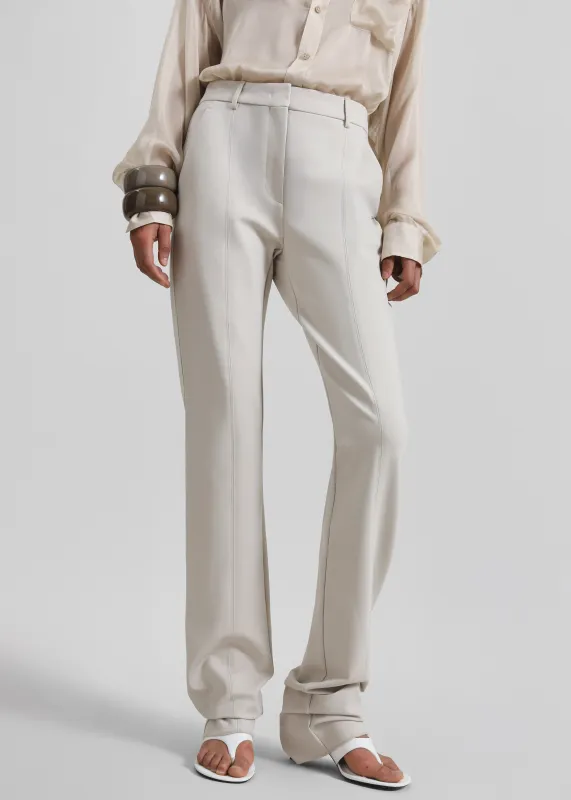 Sportmax Piroghe Jersey Trousers - Turtledove made by Sportmax