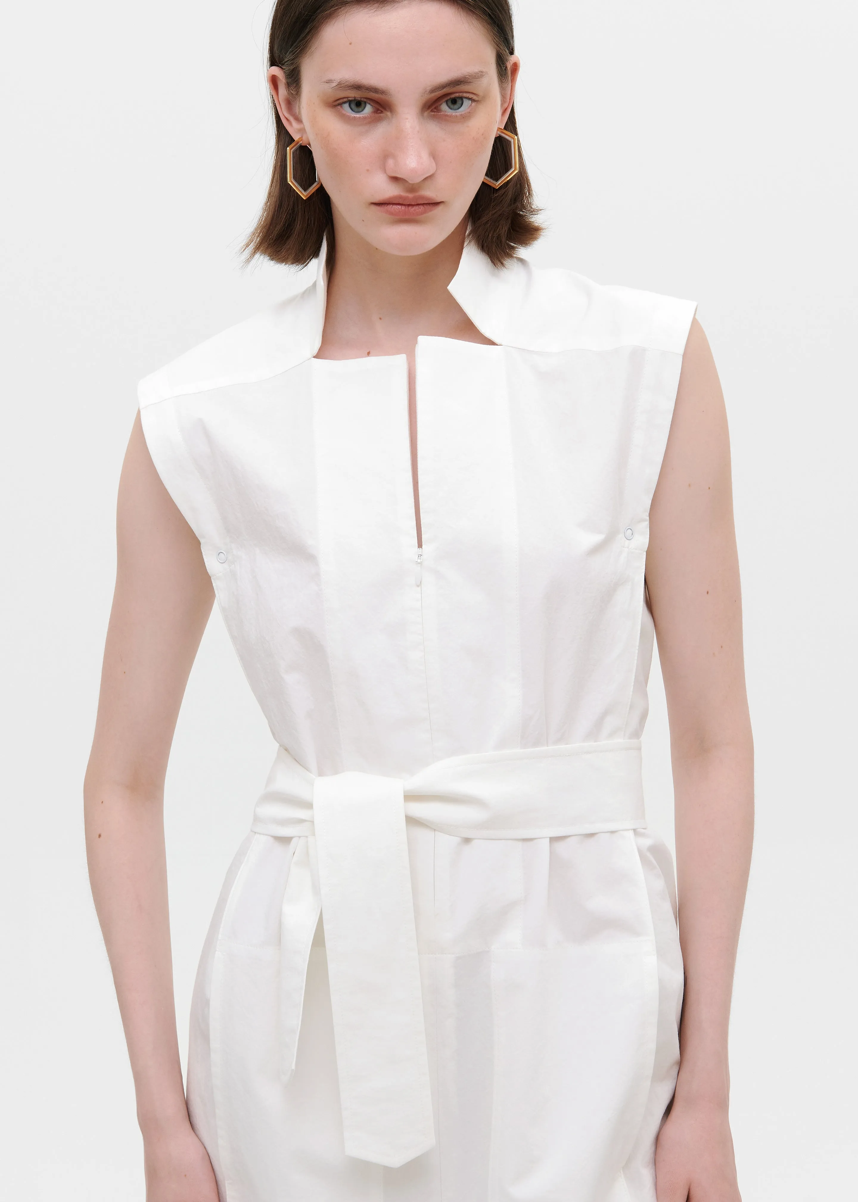 Bevza Big Honeycomb Hoops - Gold/Silver sold by Frankie Shop product image thumbnail 3