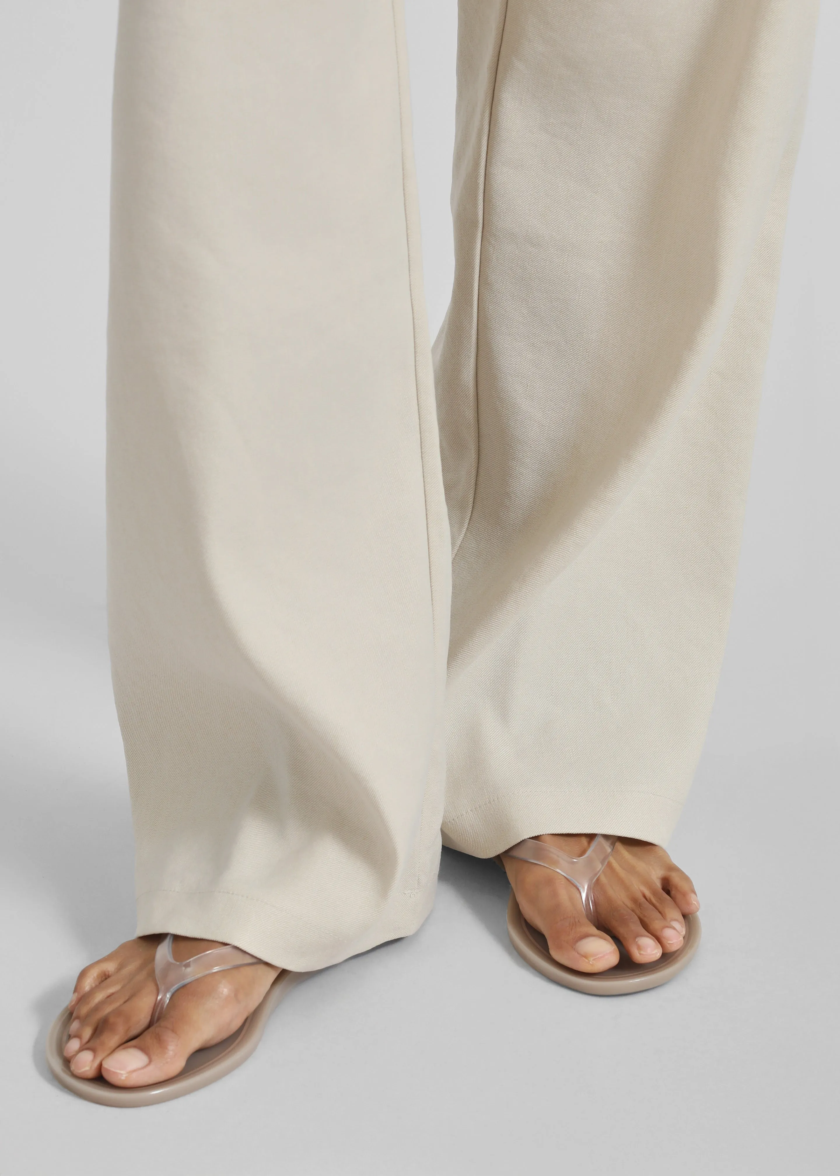 Christopher Esber Jo Flip Flop - Dune/Clear sold by Frankie Shop product image thumbnail 4