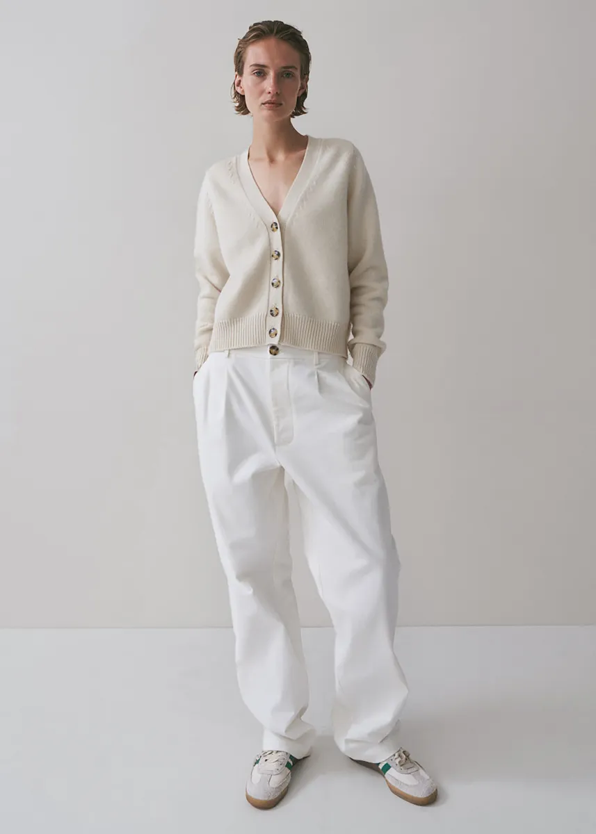 19SO 24/7 wide white pants M 白 日本製 綿麻混 19SO 24/7 wide white pants M 白 日本製 綿麻混 19SO 24/7