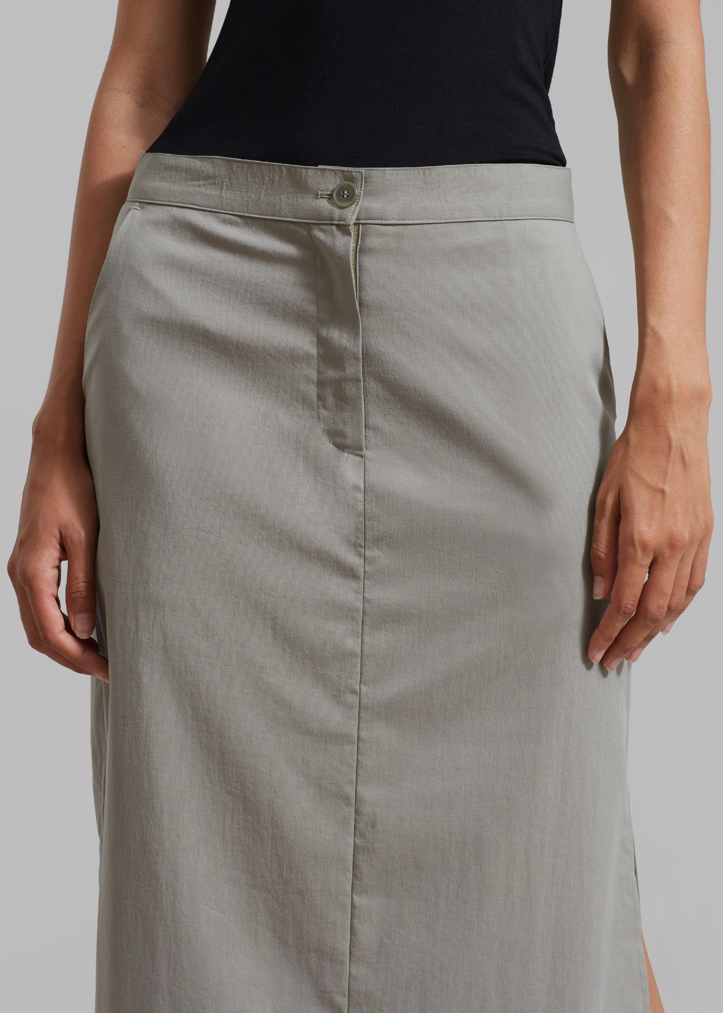 Irene Maxi Skirt - Slate Green sold by Frankie Shop product image thumbnail 5