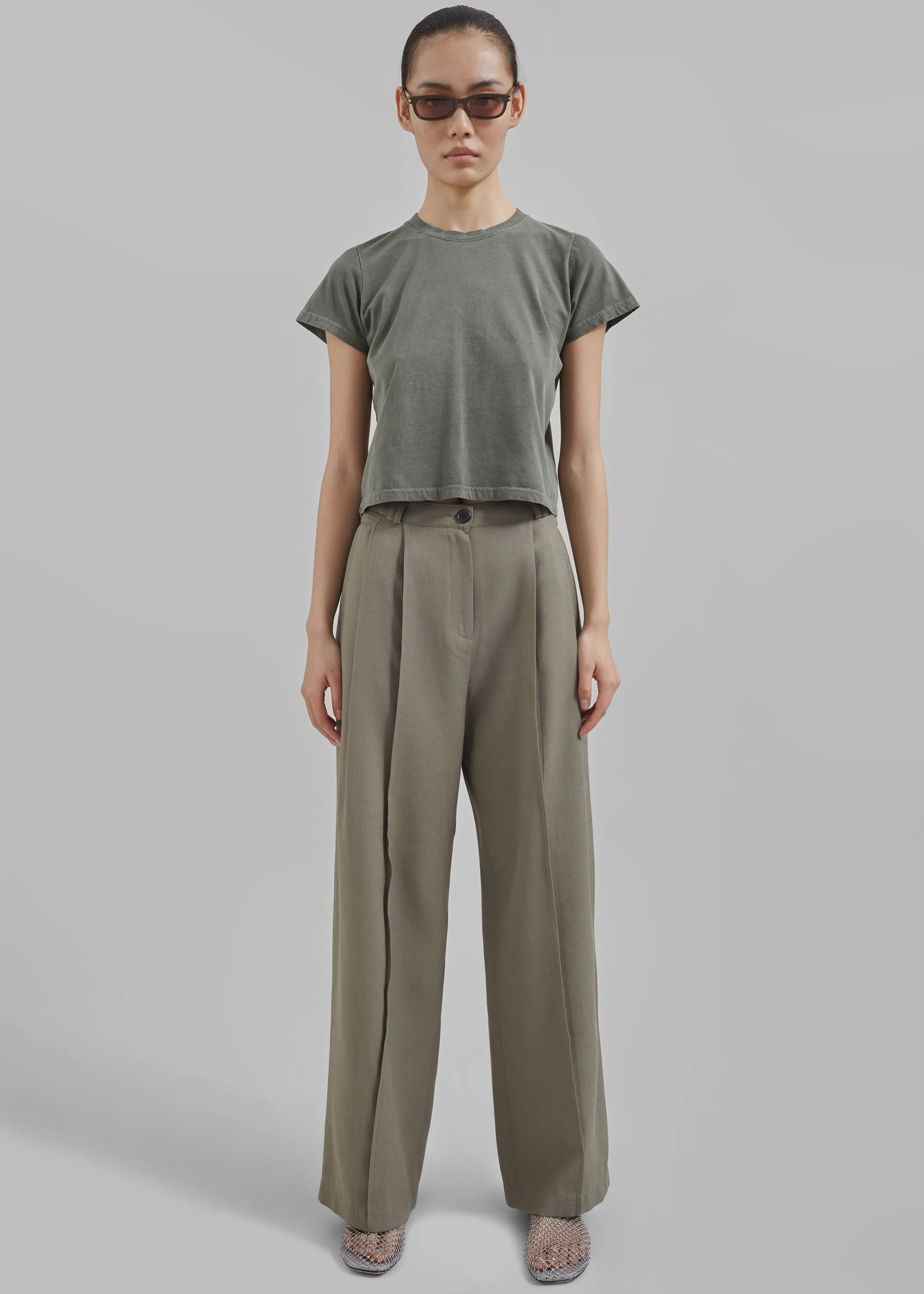 Dollie Tee - Khaki sold by Frankie Shop product image thumbnail 3