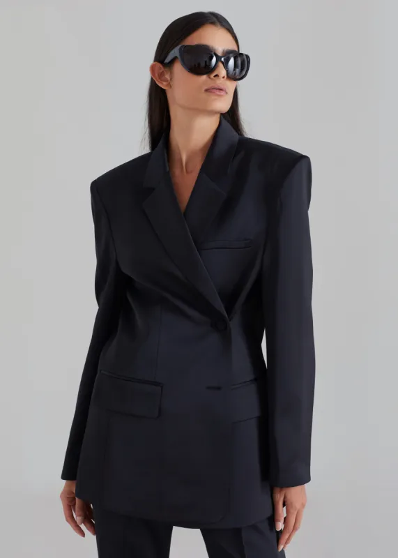 Angelica Blazer - Black sold by Frankie Shop