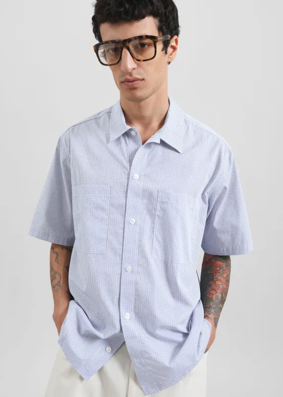 Samsøe Samsøe Saayo B Shirt - Orion Blue Ch. made by Frankie Shop