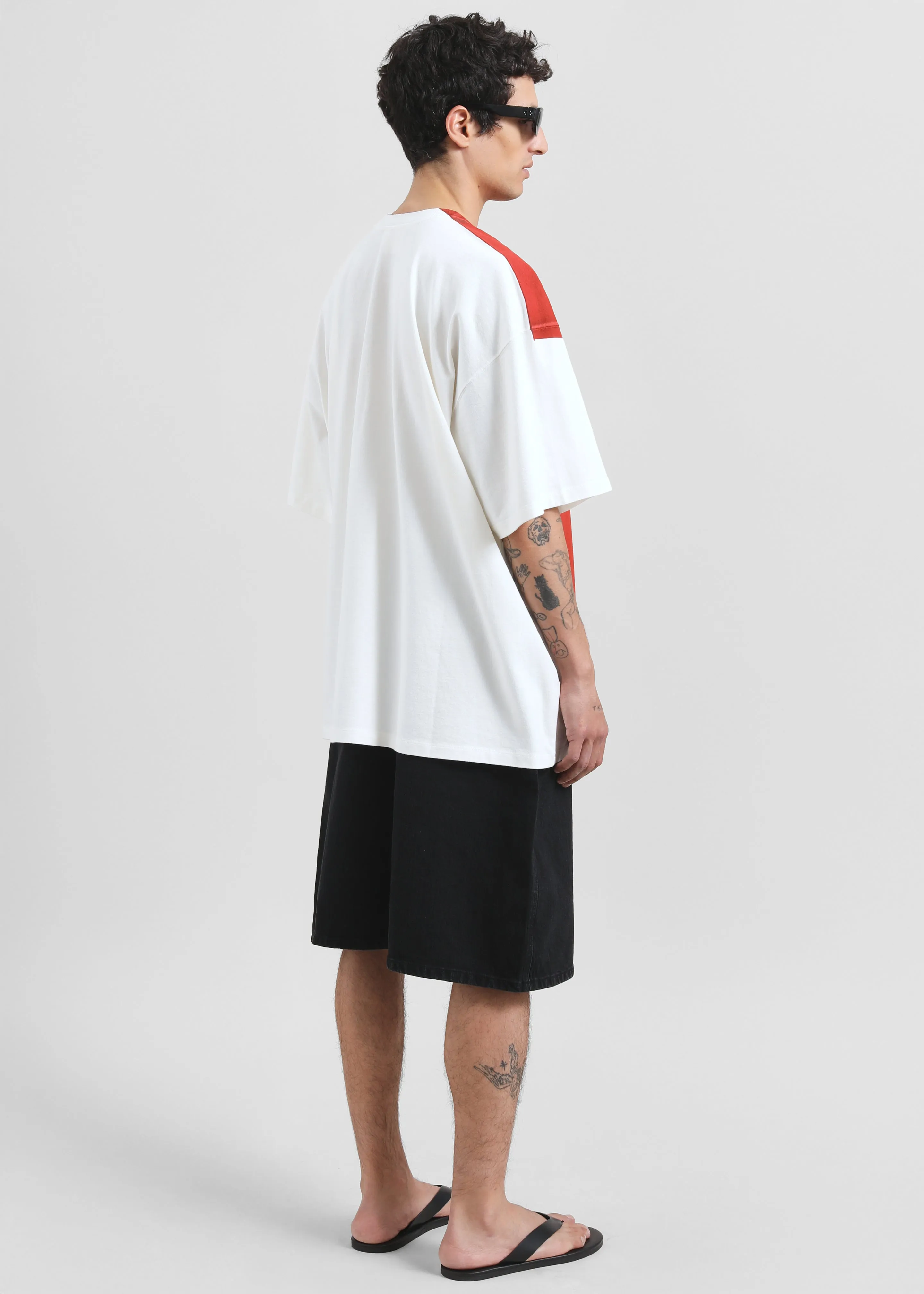 Hed Mayner x Reebok Oversized T-Shirt - Rust sold by Frankie Shop product image thumbnail 5