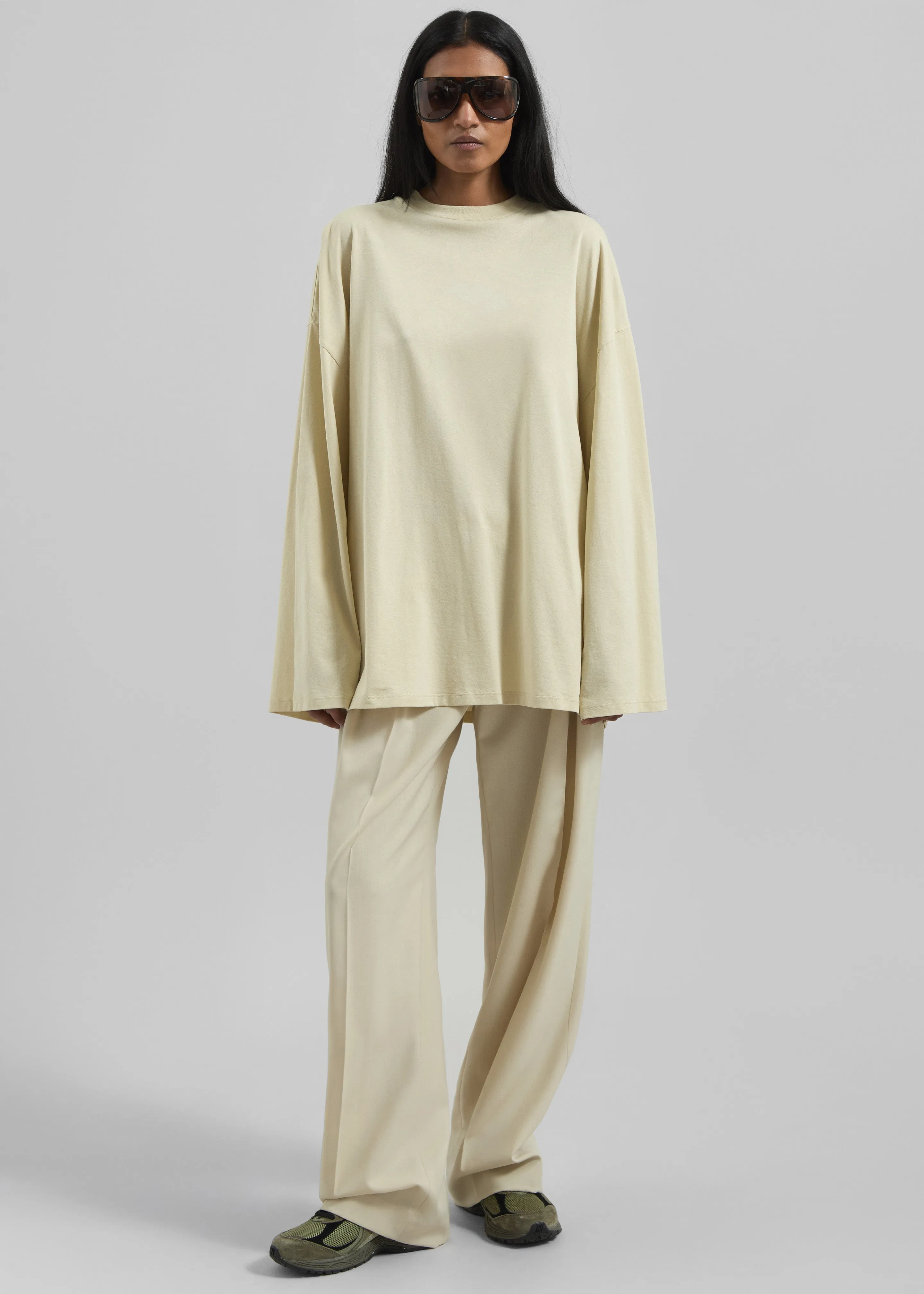 Rio Oversized Sleeve Tee - Cement sold by Frankie Shop product image thumbnail 3