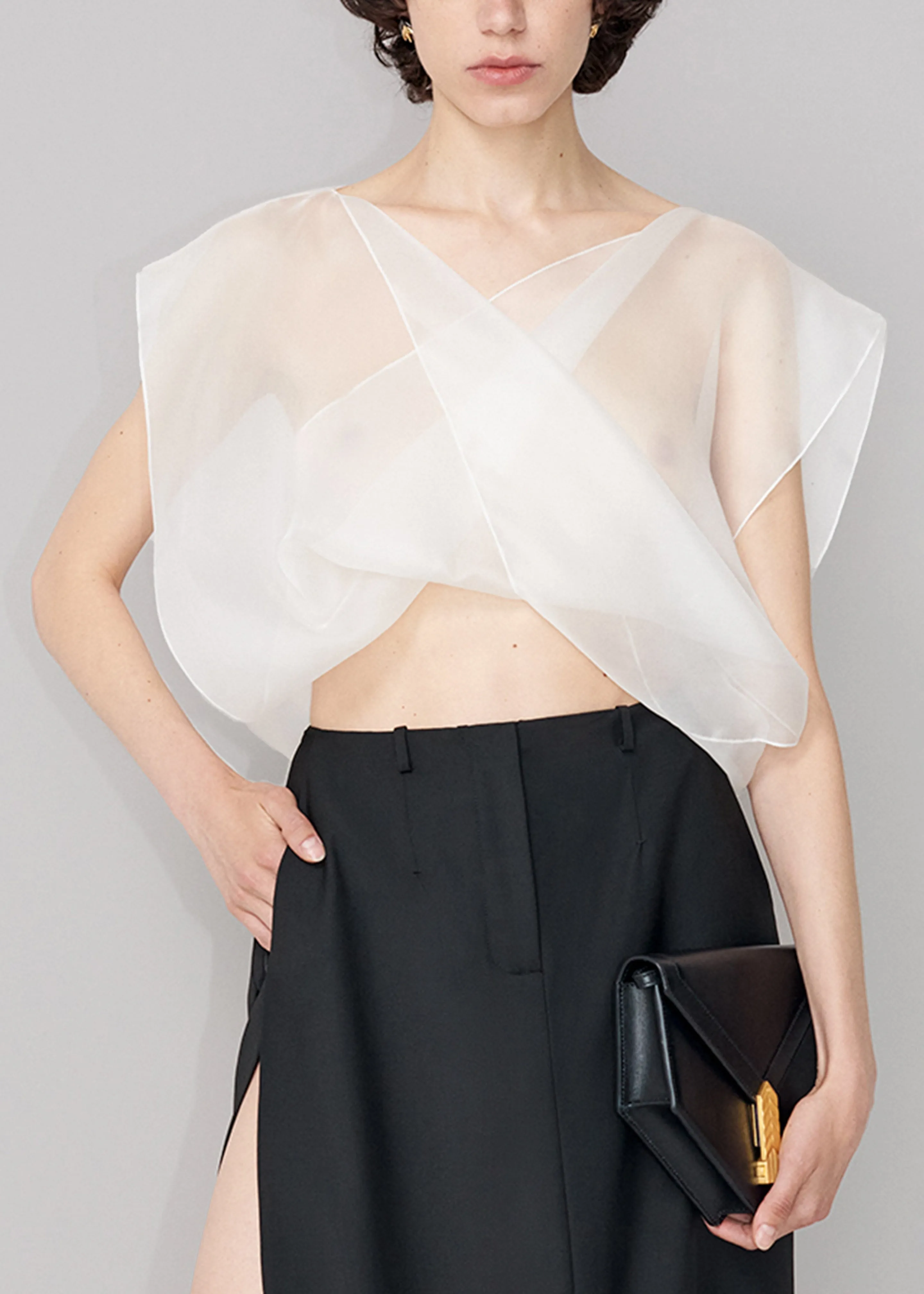 Bevza Cloud Top - Vanilla Ivory sold by Frankie Shop product image thumbnail 2