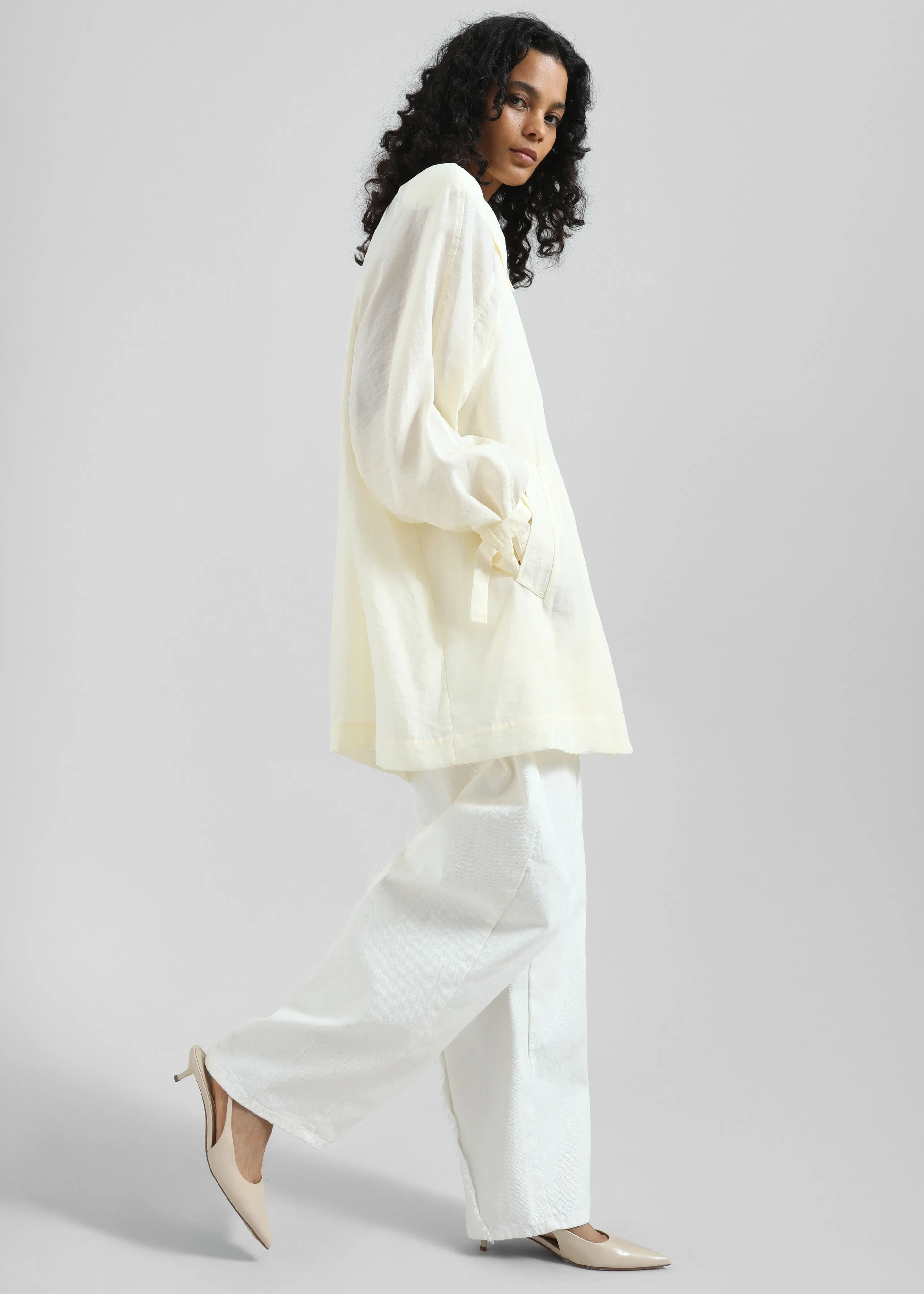 Noema Sheer Light Jacket - Ivory sold by Frankie Shop product image thumbnail 5