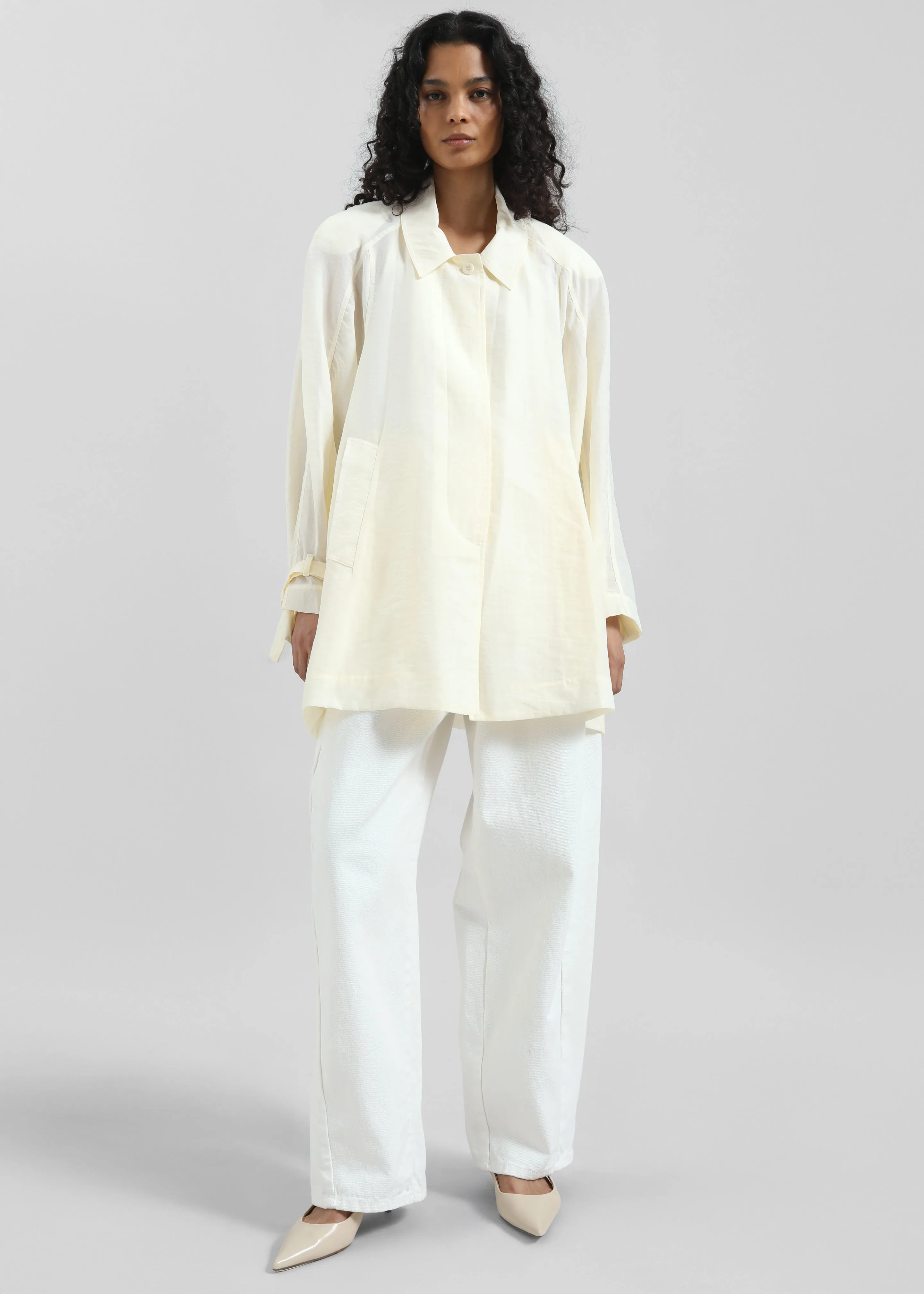 Noema Sheer Light Jacket - Ivory sold by Frankie Shop product image thumbnail 4